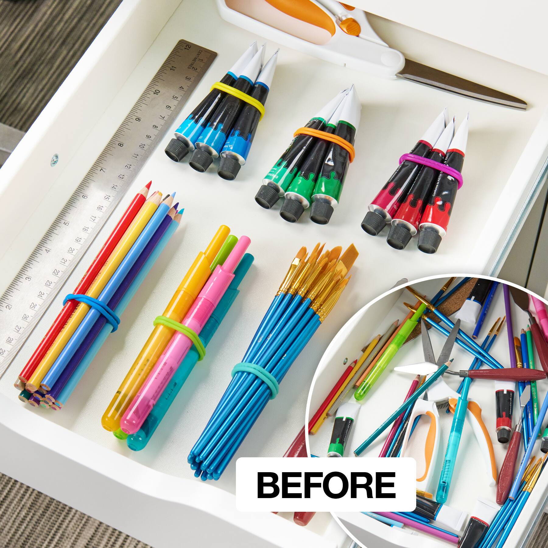Wrap-It Storage® Super Stretch Silicone Bands, 16ct.