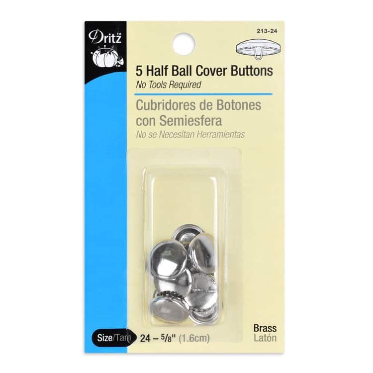 Dritz® Half Ball Cover Buttons, Size 24