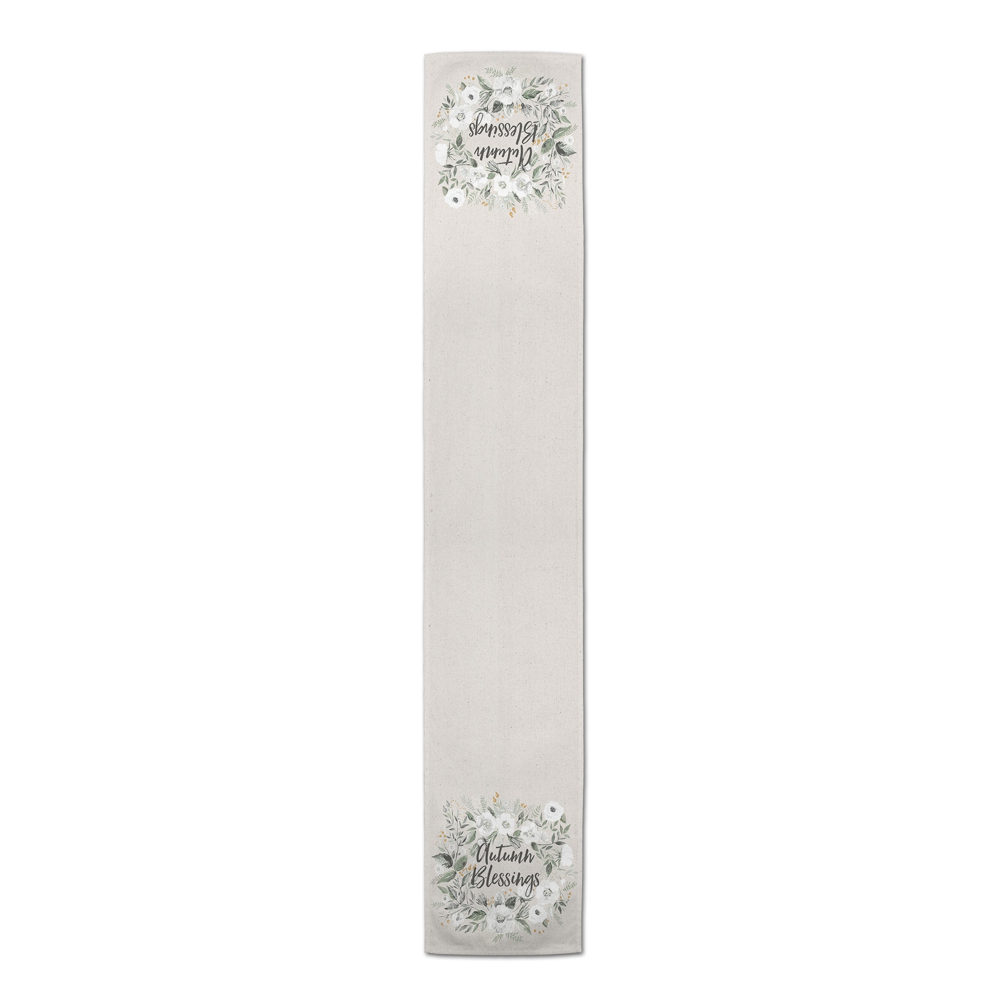 90" Wreath Blessings Table Runner