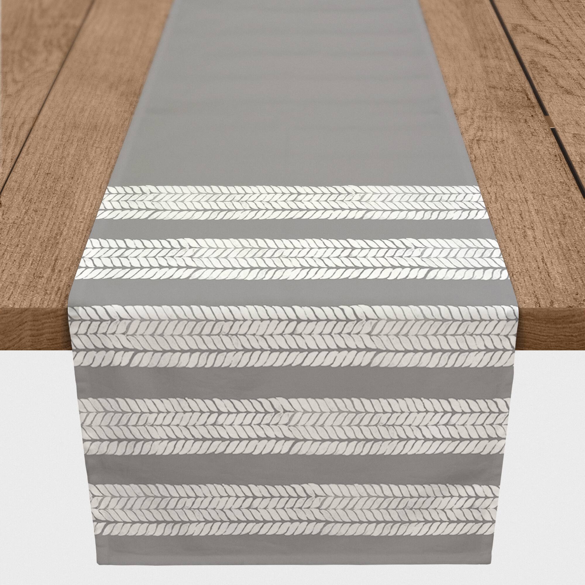 Petal Stripes Indoor/Outdoor Table Runner