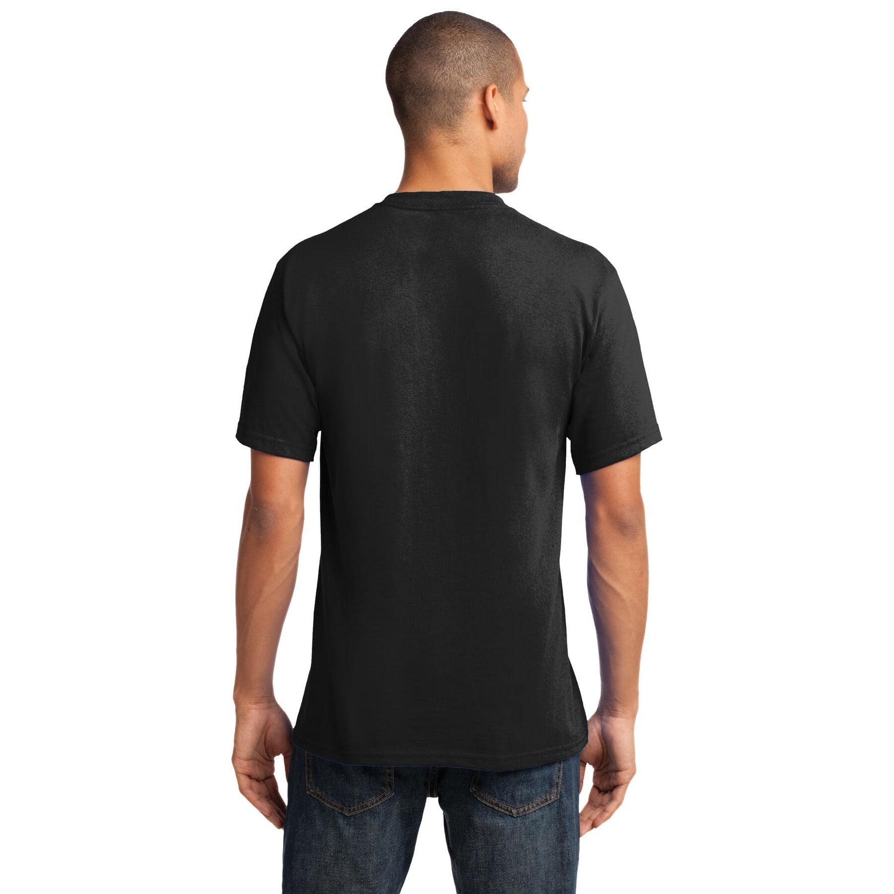 Port & Company® Men's Core Cotton V-Neck T-Shirt