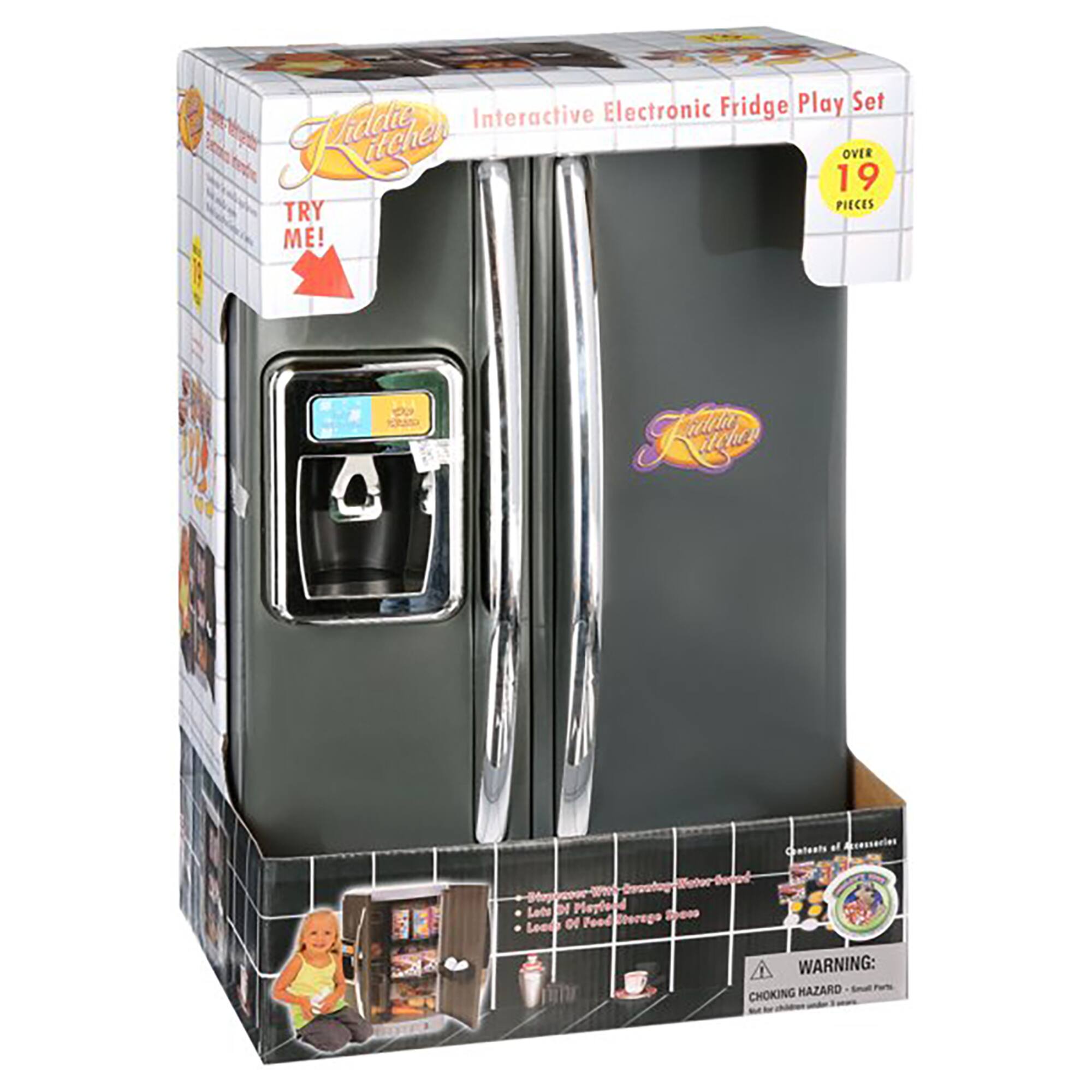 20-Piece Children's Electronic Fridge Playset