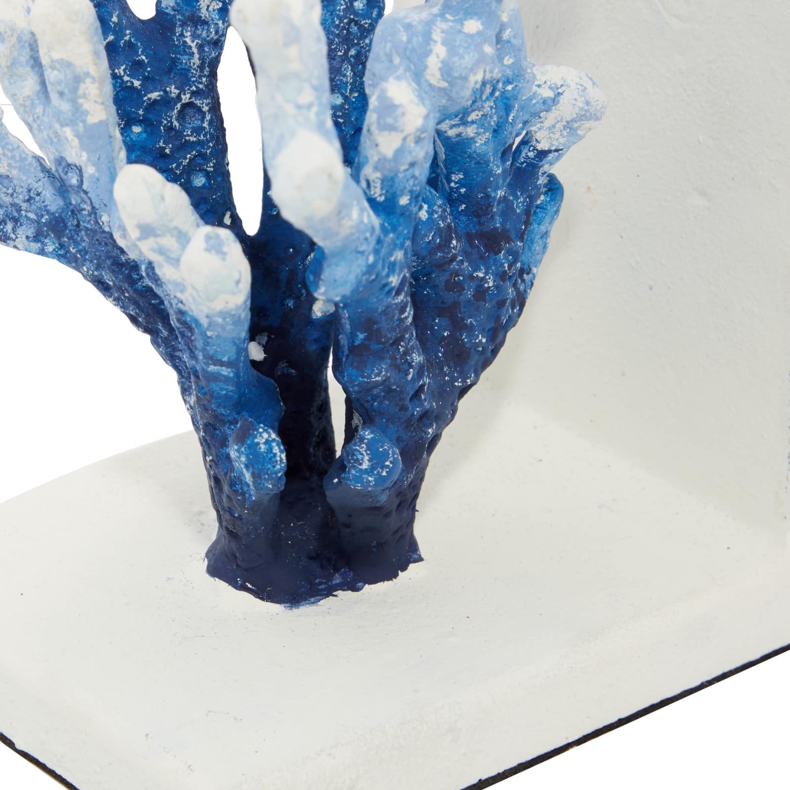7" Coral Metal Bookend Set