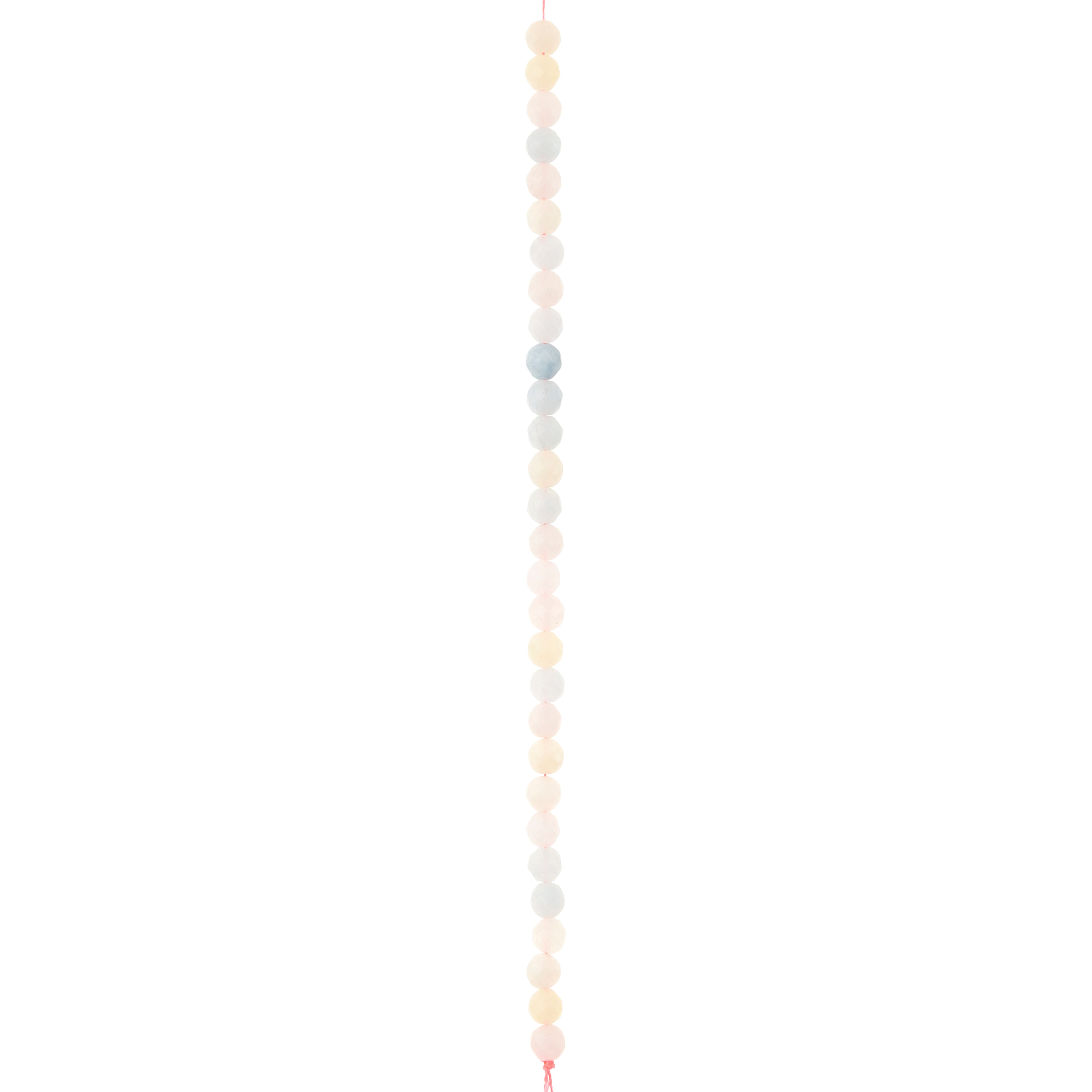 Silverite Quartz Faceted Beads by Bead Landing™, 6mm