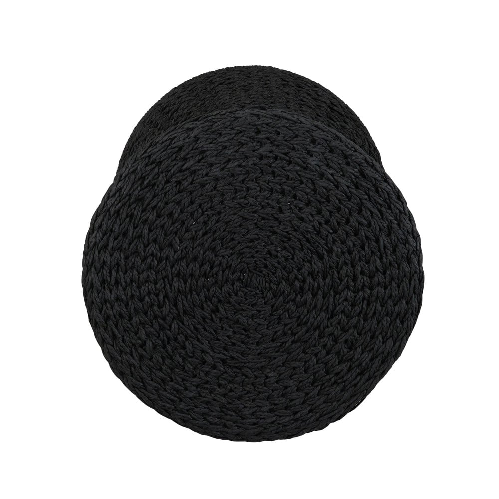 Household Essentials 21" Woven Paper Rope Hourglass End Table
