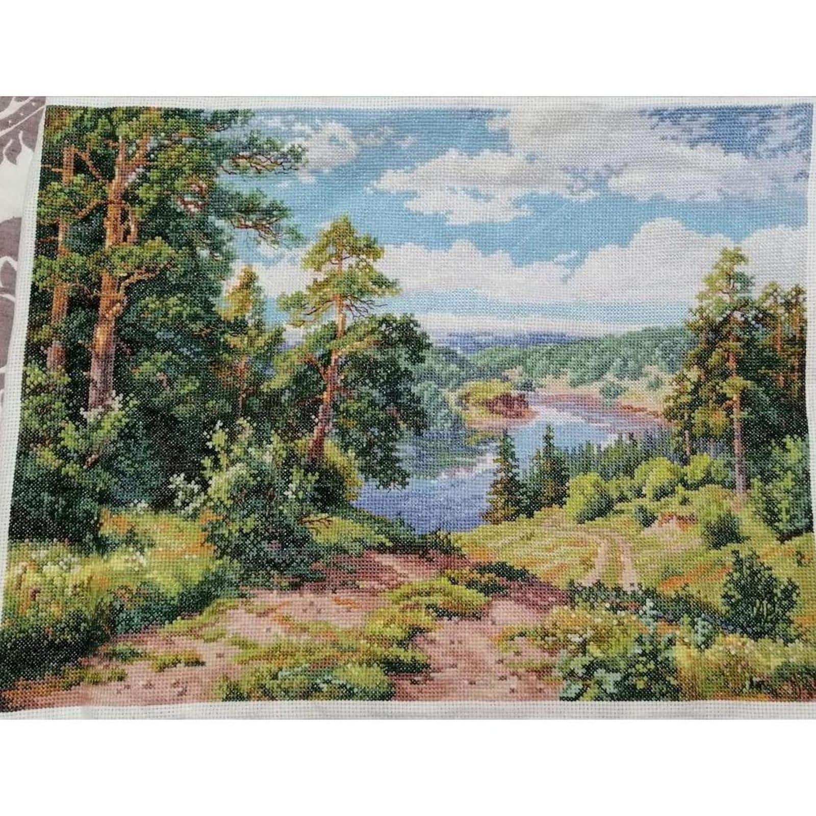 Alisa Above The River Cross Stitch Kit