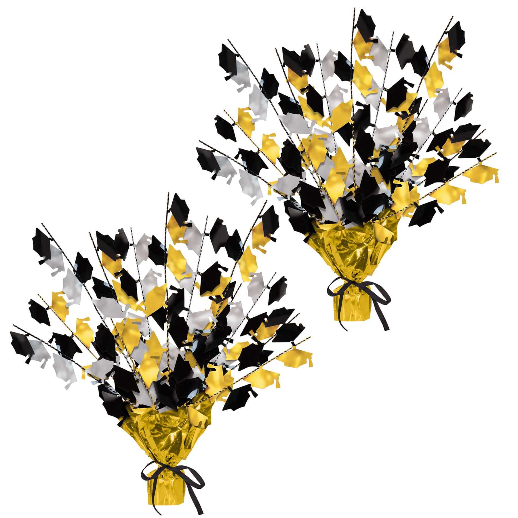Beistle 15" Graduate Cap Gleam 'N Burst Centerpieces, 2ct.