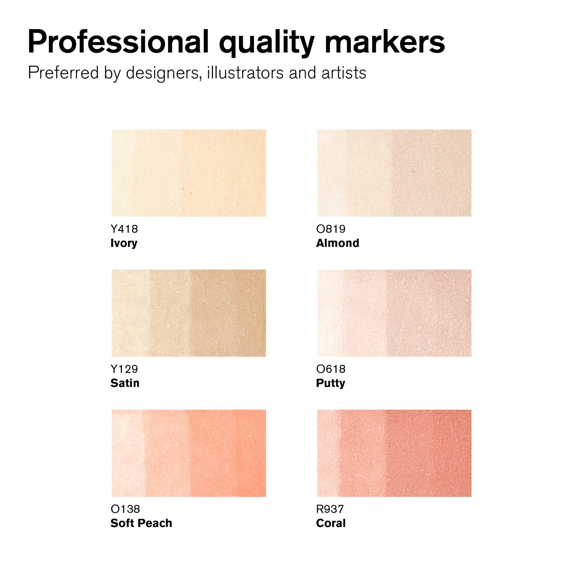Winsor & Newton® ProMarker™ Skin Tones 1 Marker Set