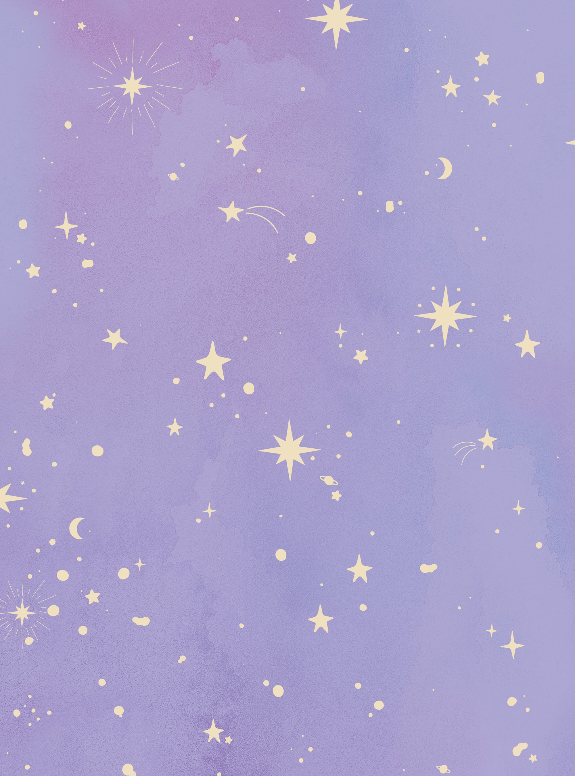Simple Shapes Dreamscape Stars Pre-pasted Wallpapers, 2ct.