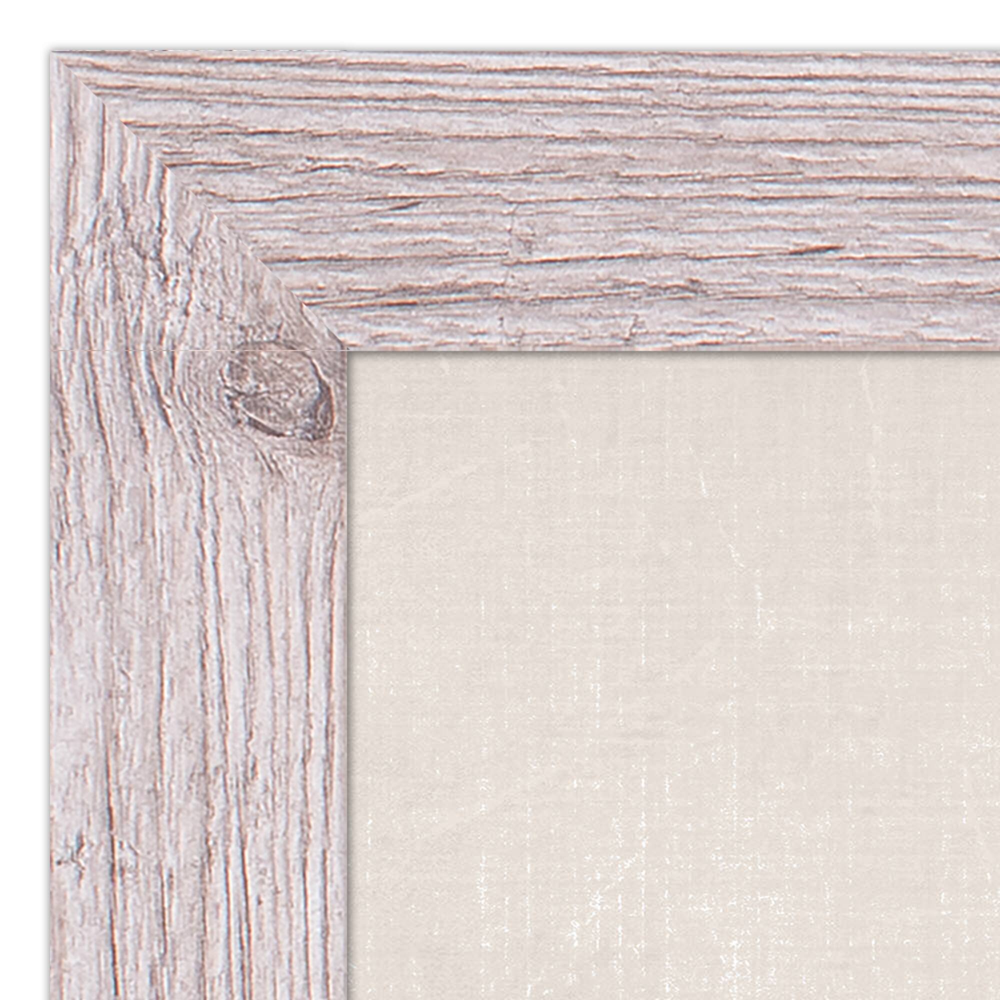 Neutral Distressed Florals Framed Print Wall Hanging