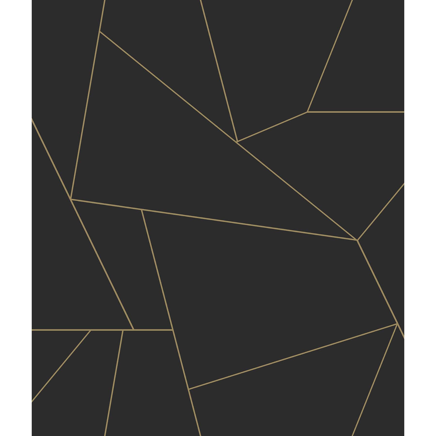 RoomMates Brilliant Black and Gold Peel and Stick Wallpaper. 20.5" x 18-ft roll and covers about 30.75 sq.