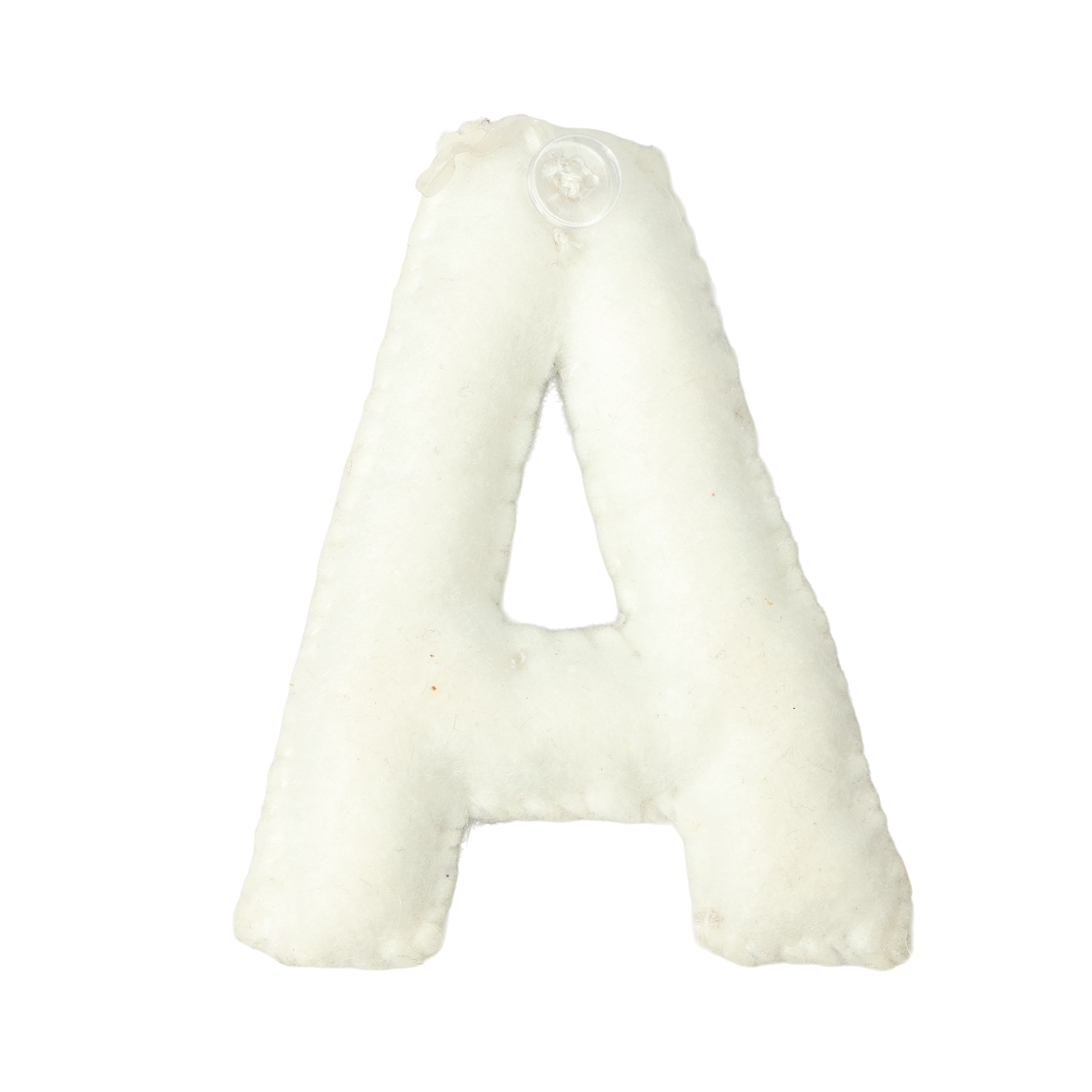 4" Floral Embroidered Puffy Letter by Celebrate It