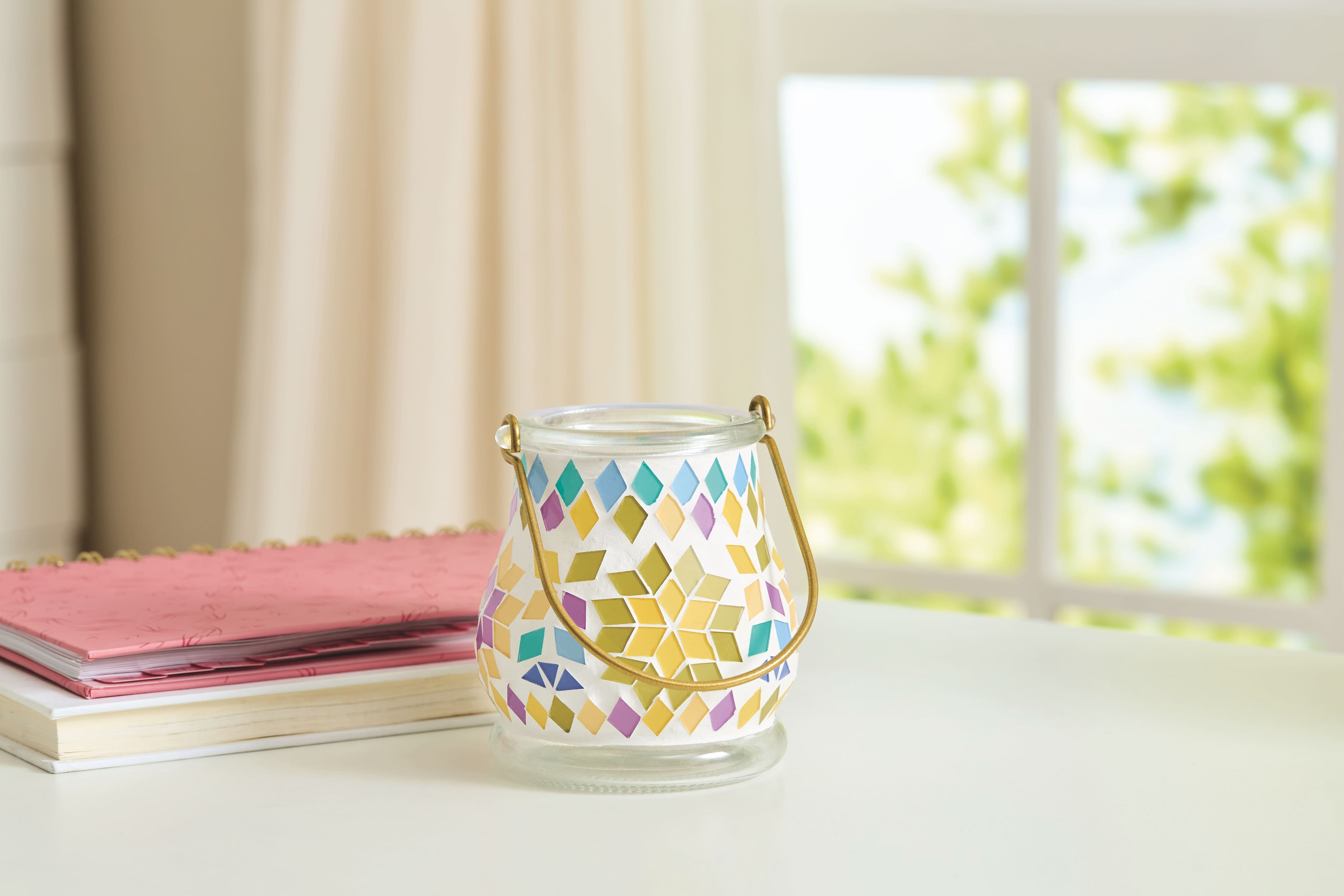 3.75" Glass Vase Pastel Mosaic Kit by Make Market®
