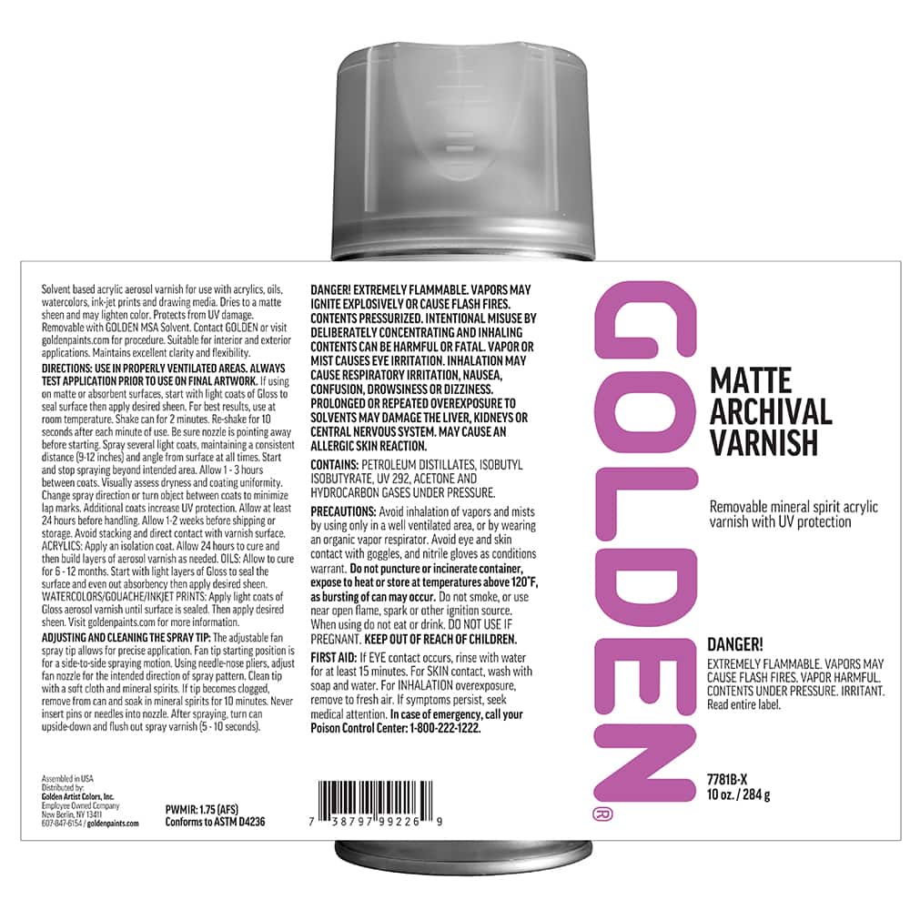 Golden® Matte Archival Varnish