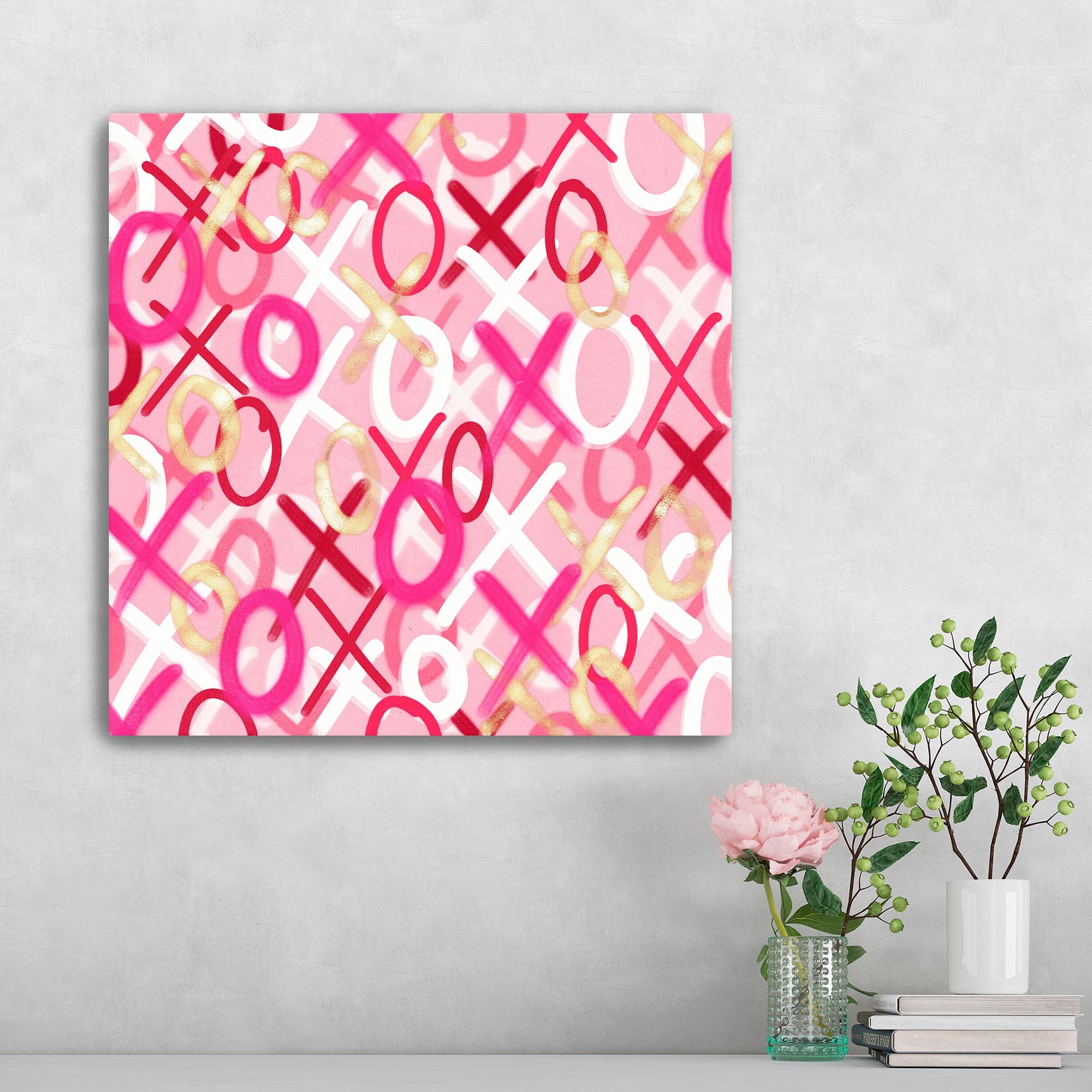 Grafitti XOXO Canvas Giclée Art
