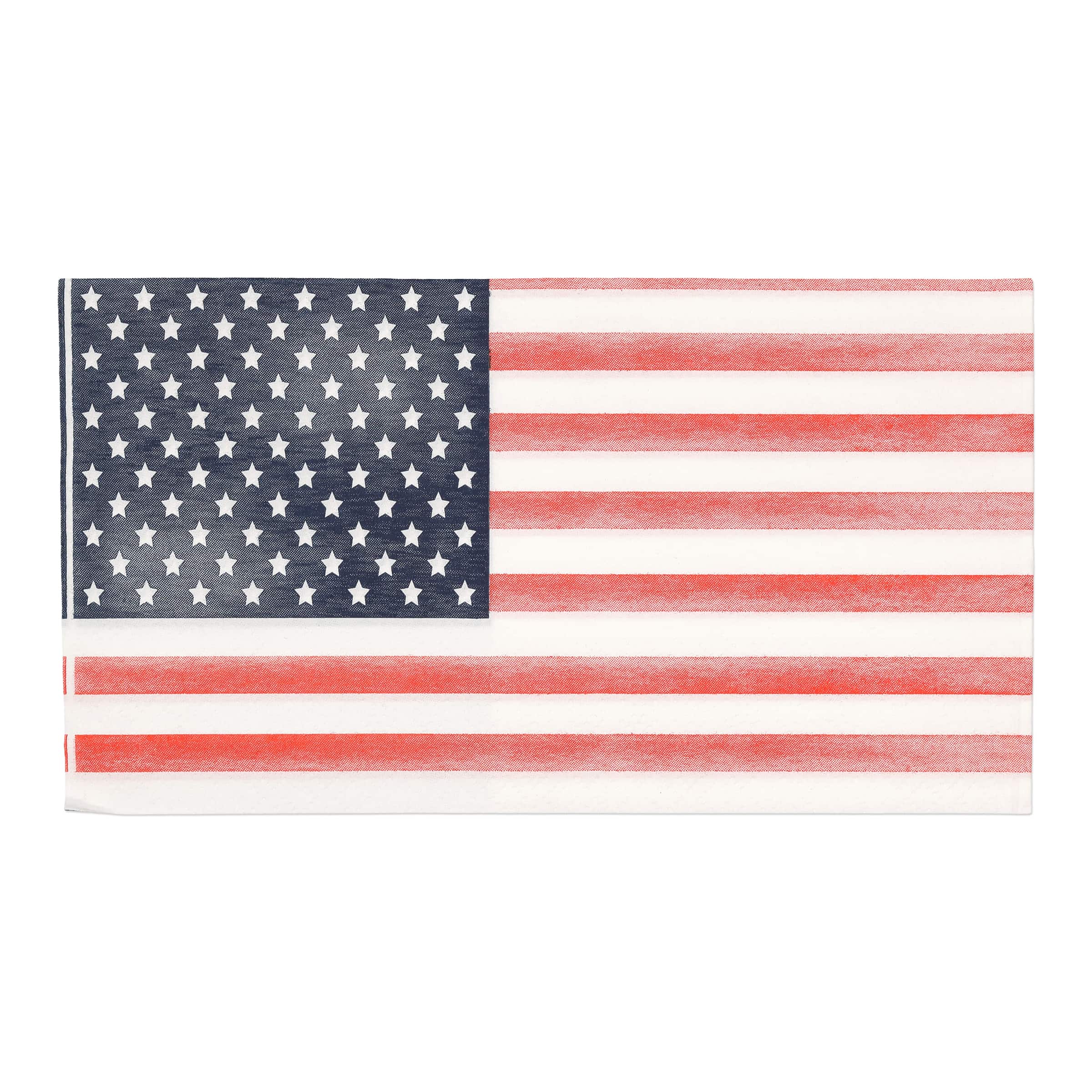 Red, White & Blue American Flag Guest Napkins, 20ct. by Celebrate It™