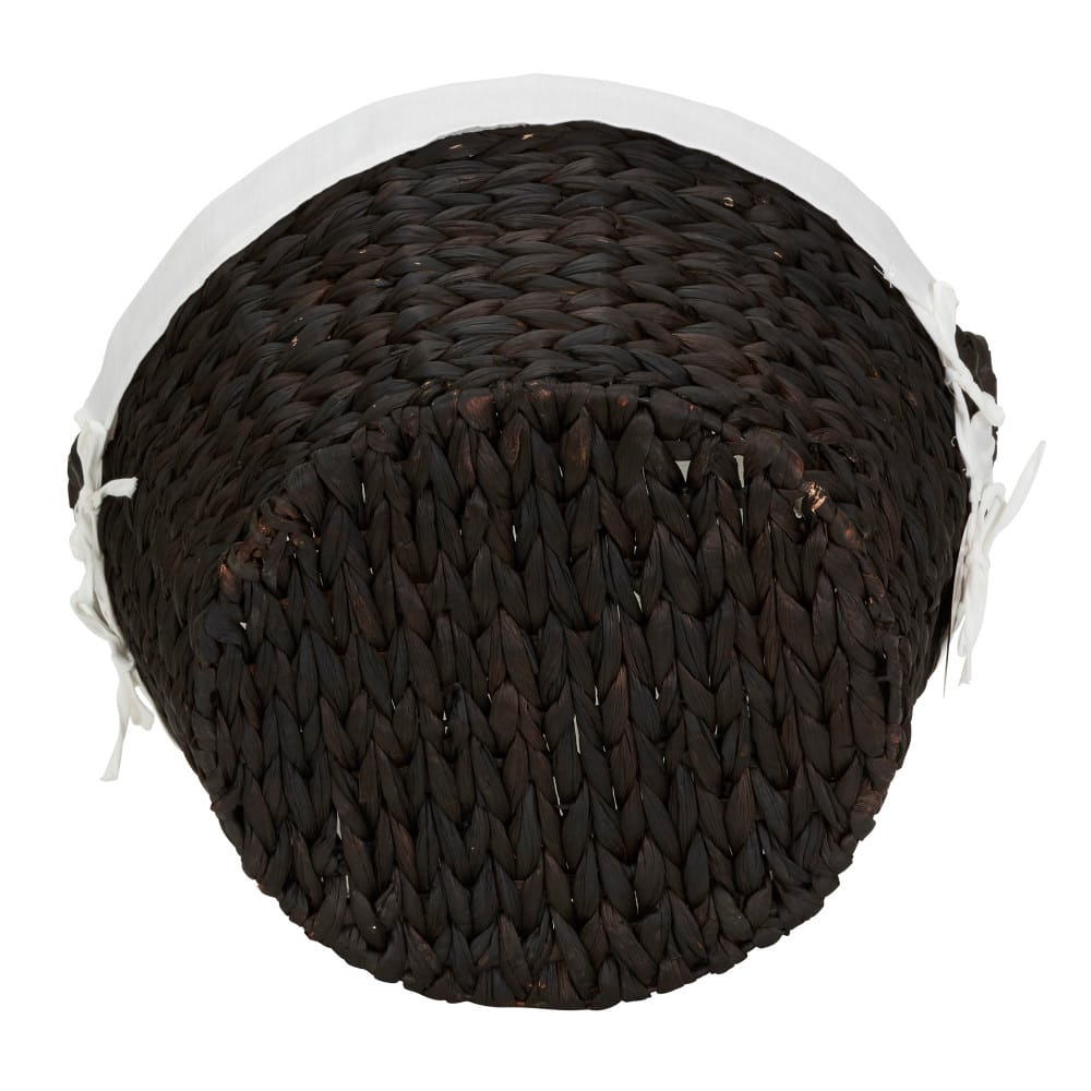Household Essentials 12.5" Round Wicker Laundry Basket with Handles