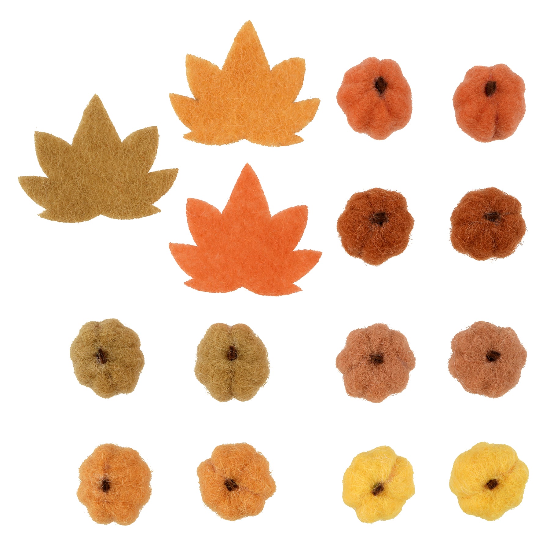 Fabric Pumpkins & Leaves Decorative Components, 15ct. by Ashland®
