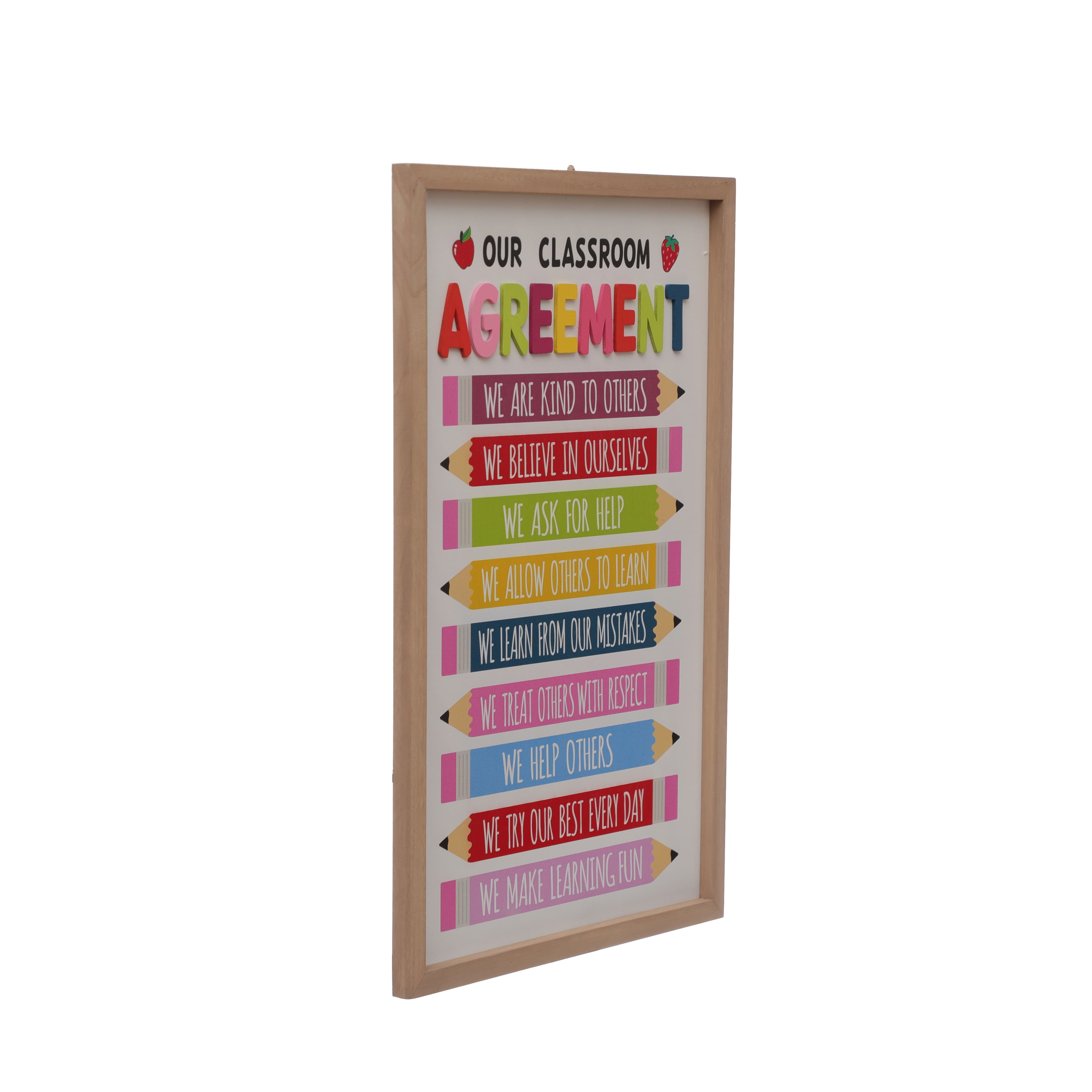 Class Rules! 13" x 19.75" Classroom Agreement Wall Décor by B2C™