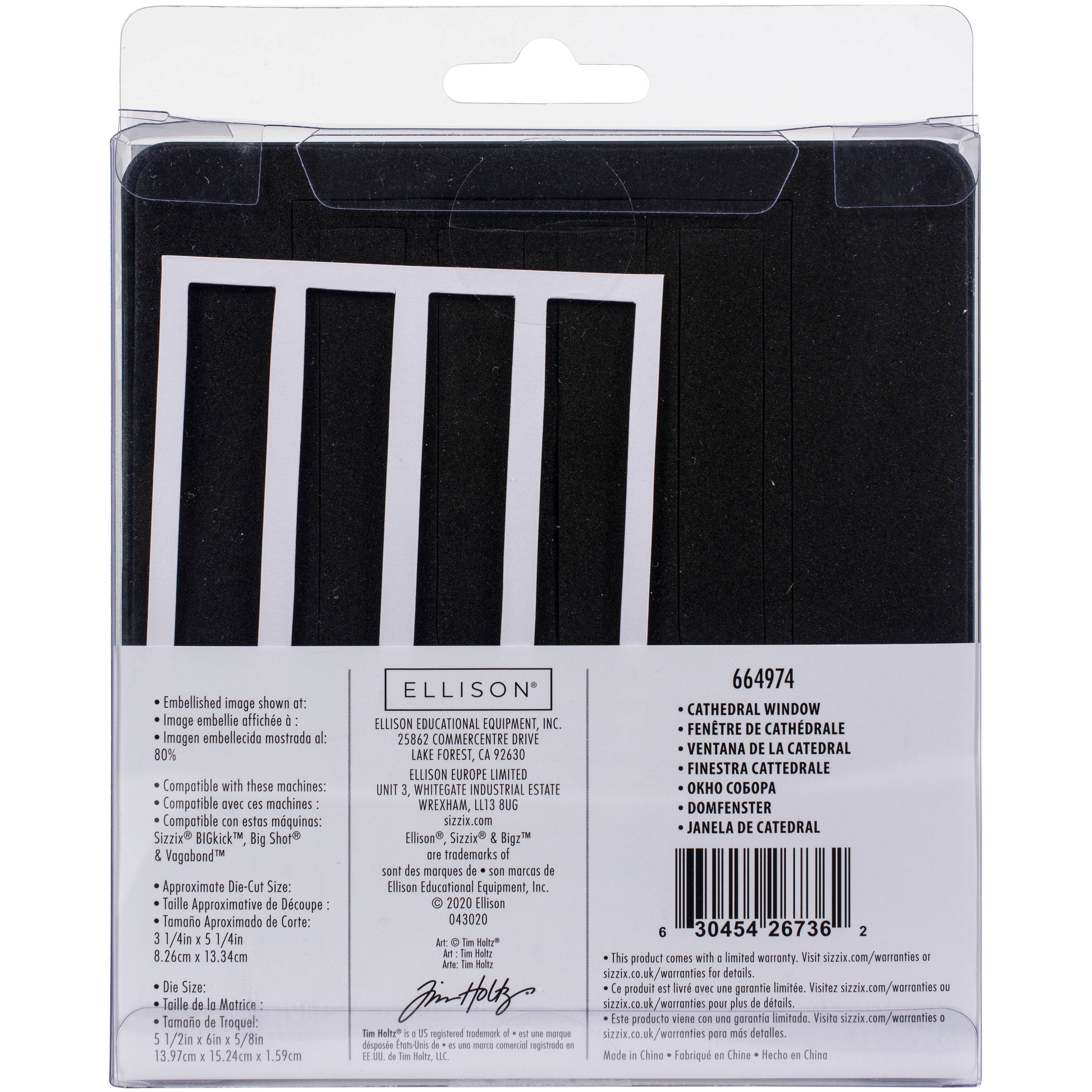 Sizzix® Bigz™ Cathedral Window Die Set by Tim Holtz®