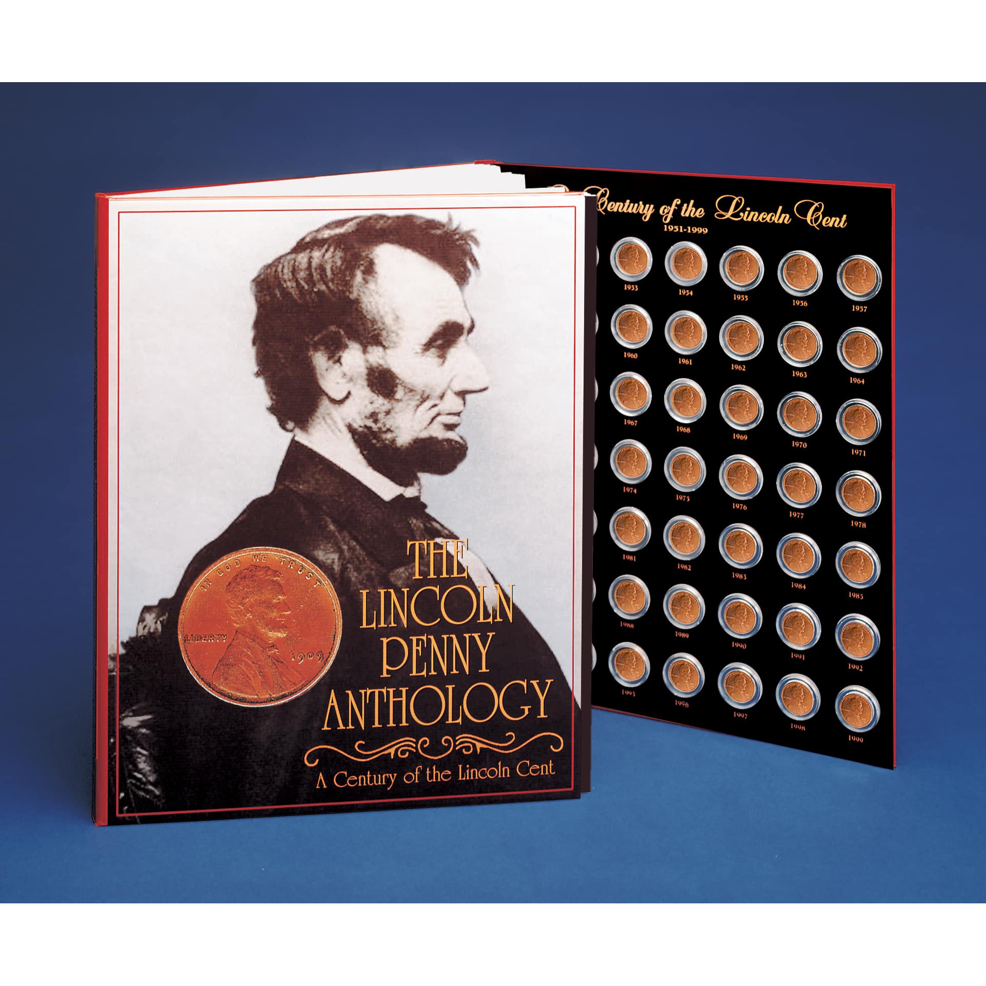 Lincoln Penny Anthology Coffee Table Book & Coin Set