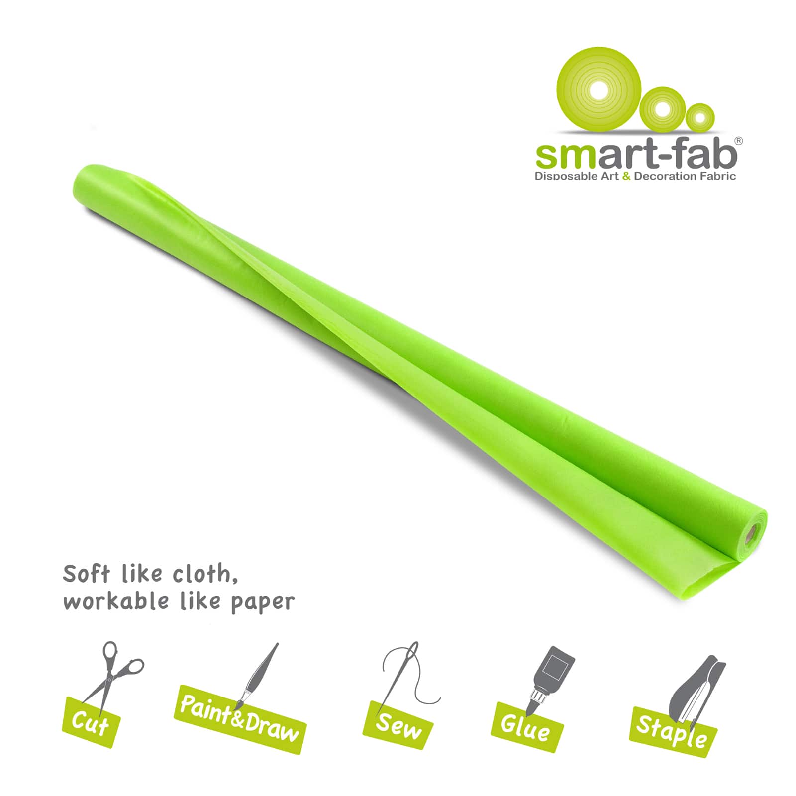 Smart-Fab® Art & Decoration Fabric Roll, 48" x 40ft.