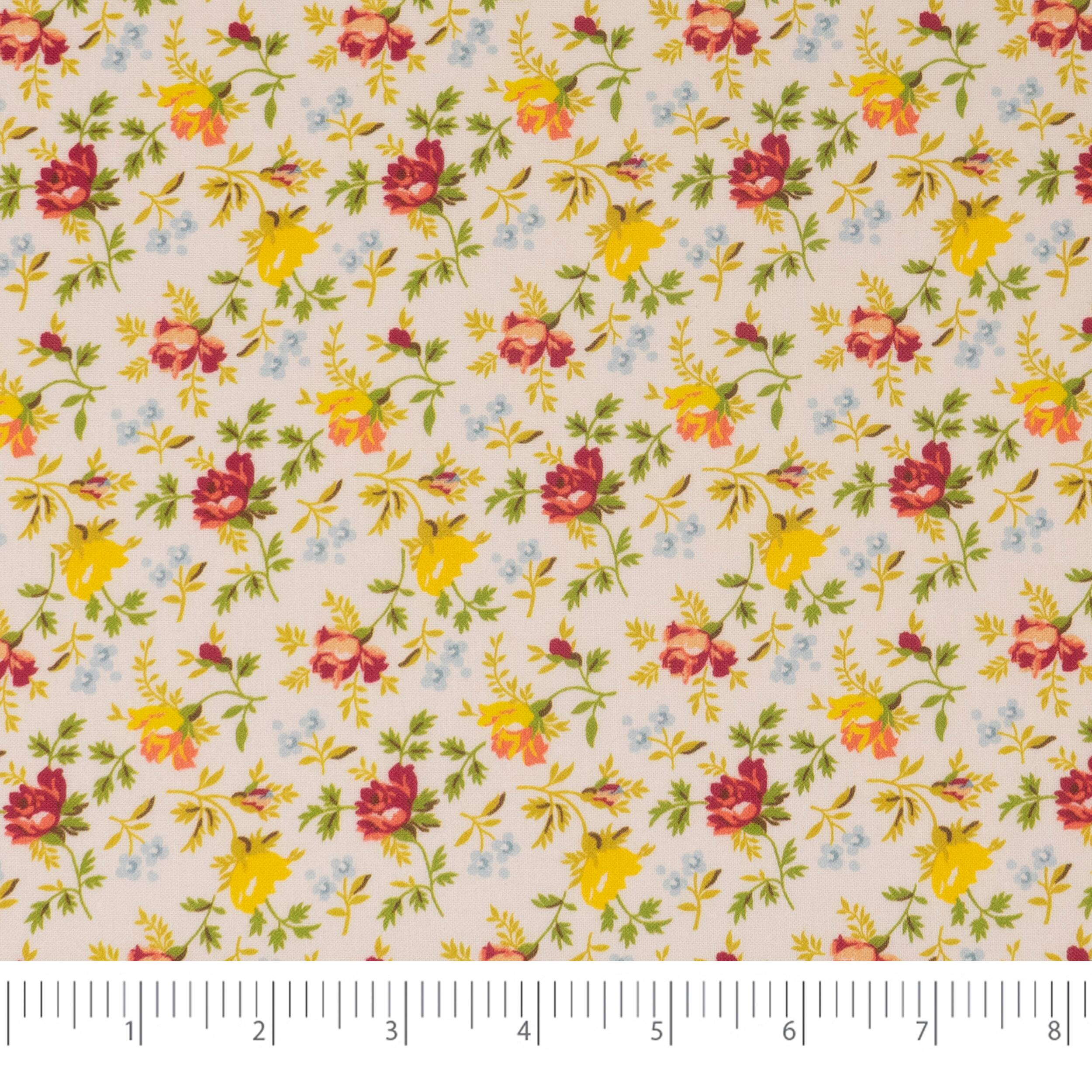 Roc-Lon Floral Prints Cotton Fabric