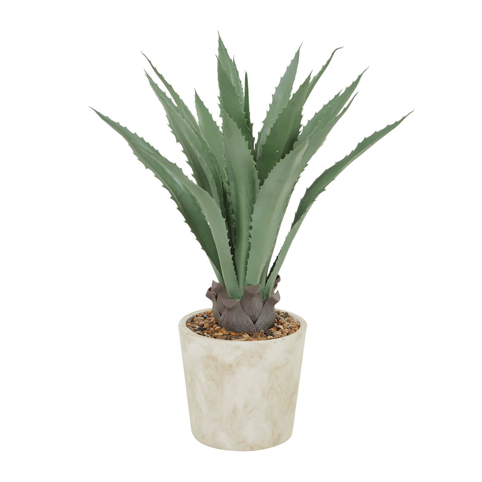 2.5ft. Potted Beige Plastic Contemporary Artificial Foliage