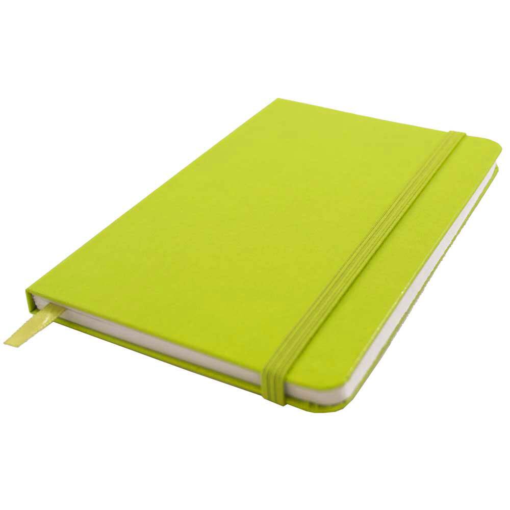 JAM Paper Travel Size Hardcover Notebook with Elastic Band