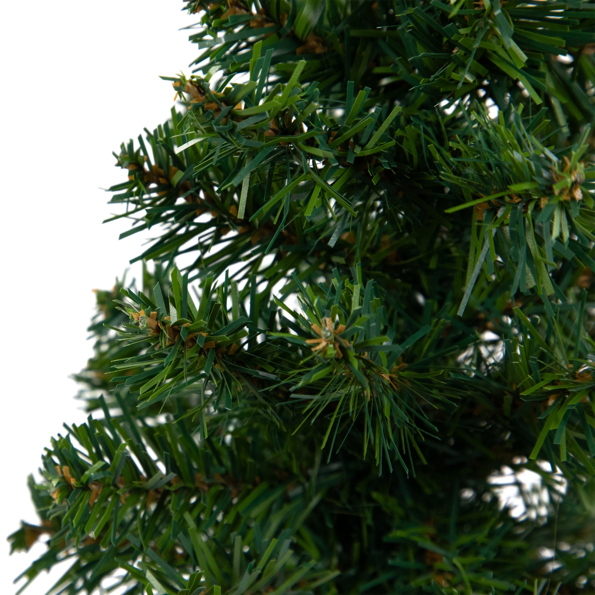 10" Unlit Alpine Artificial Christmas Tree with Wooden Base