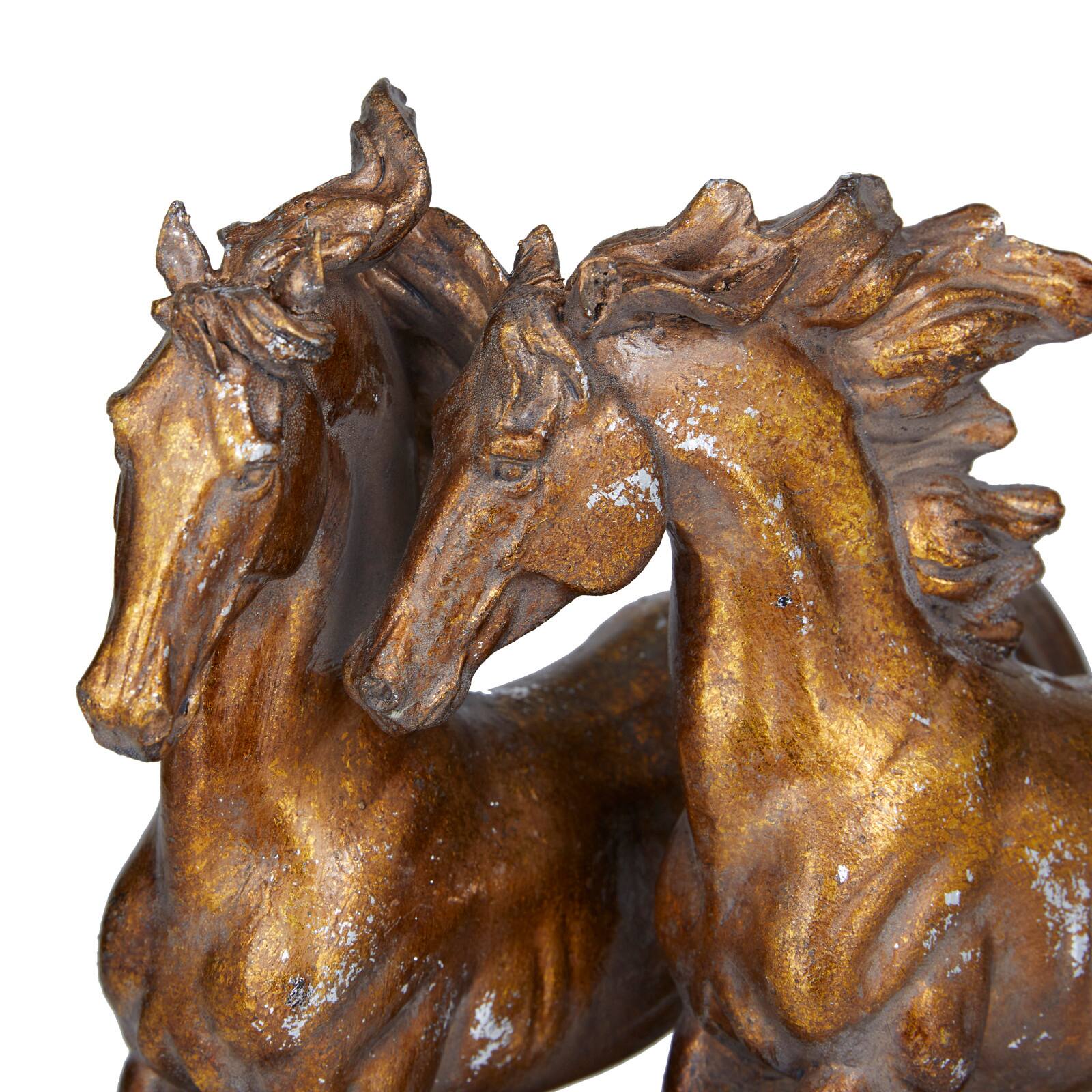 Bronze Metal Traditional Sculpture, 11" x 14" x 6"