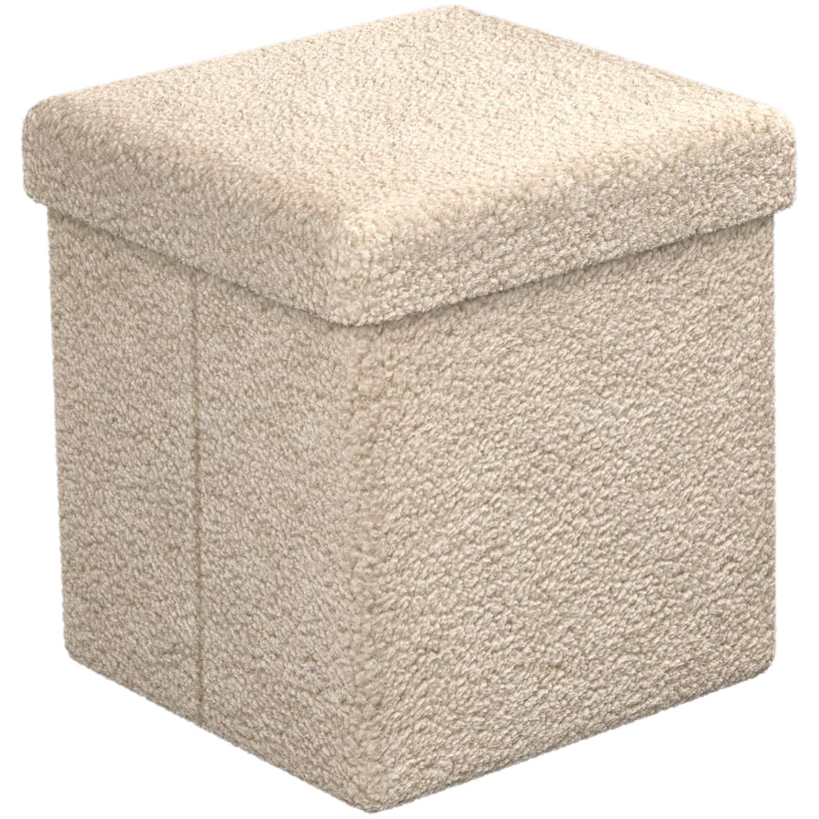 Sorbus Teddy Storage Ottoman Cube