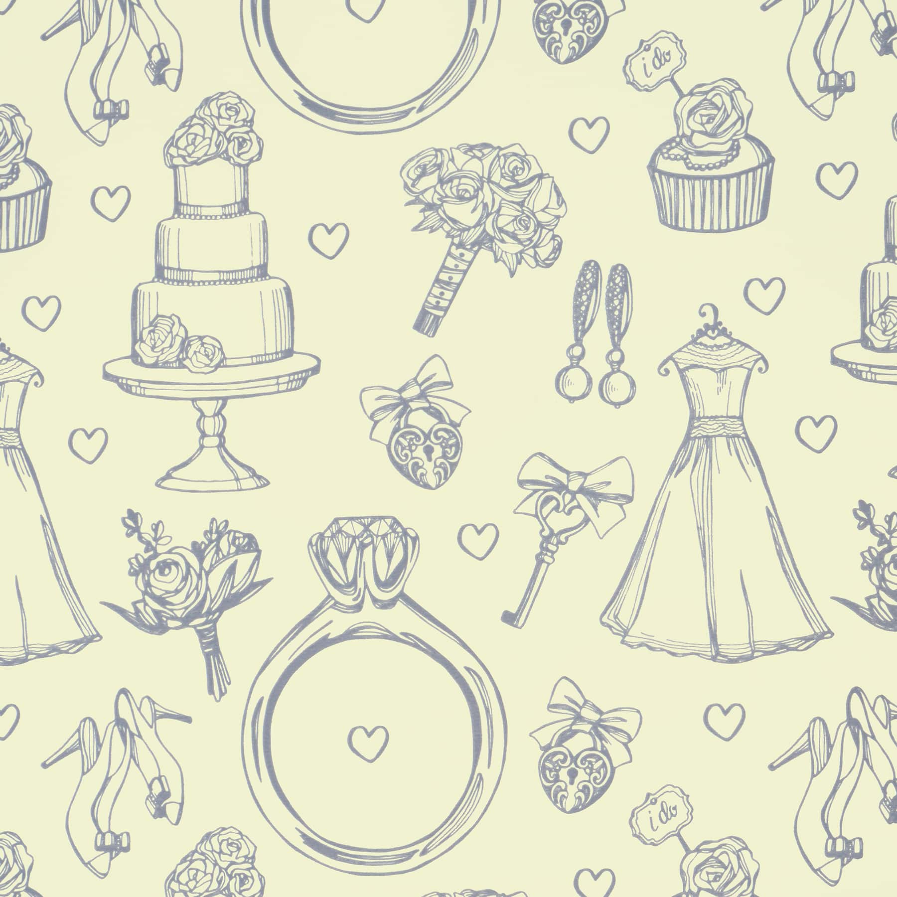 30" x 20ft. Cream Wedding Floral Gift Wrap by Celebrate It™