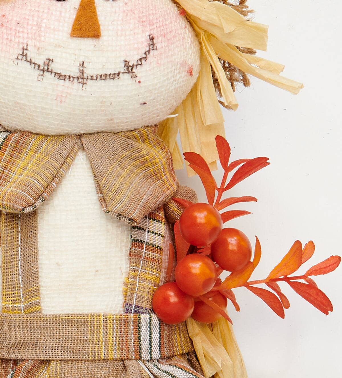 10" Harvest Sitting Girl Scarecrow Figurines, 2ct.