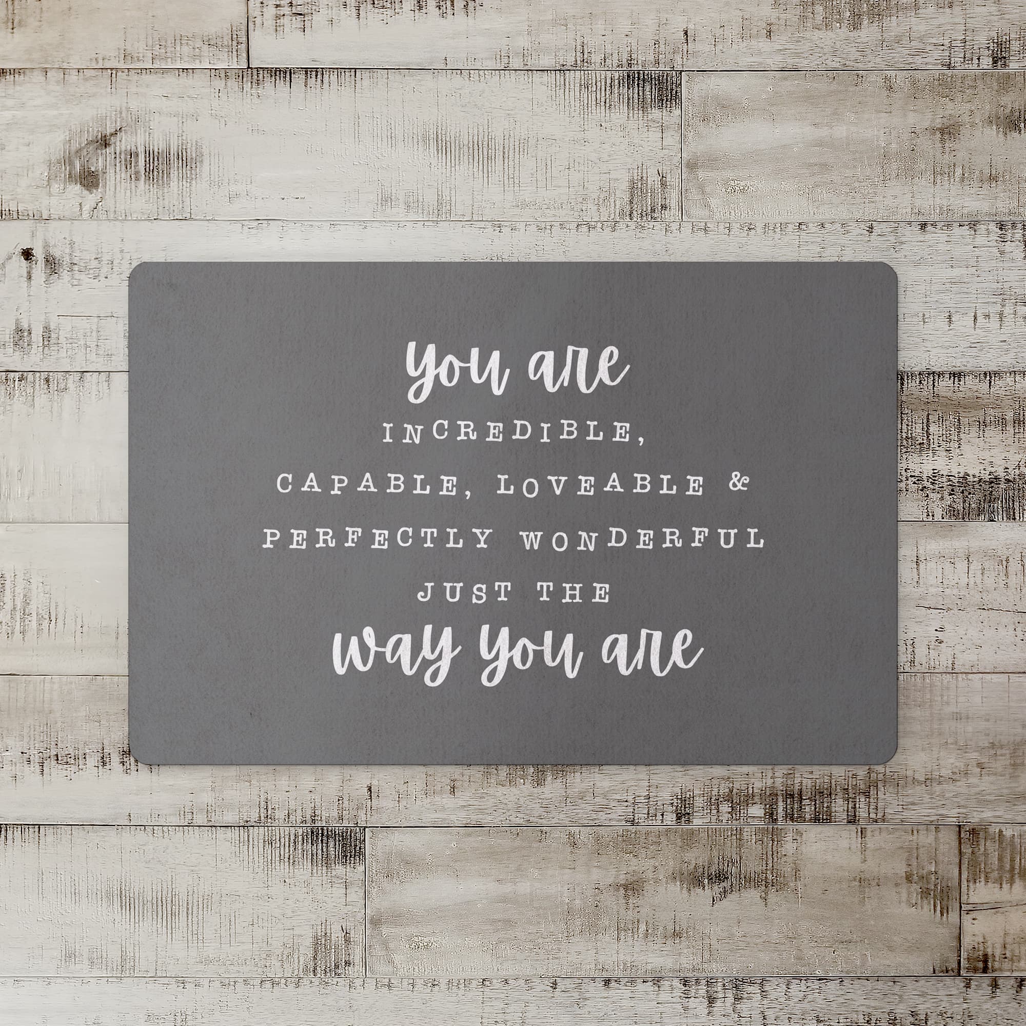18" x 27" Just the Way You Are Floor Mat