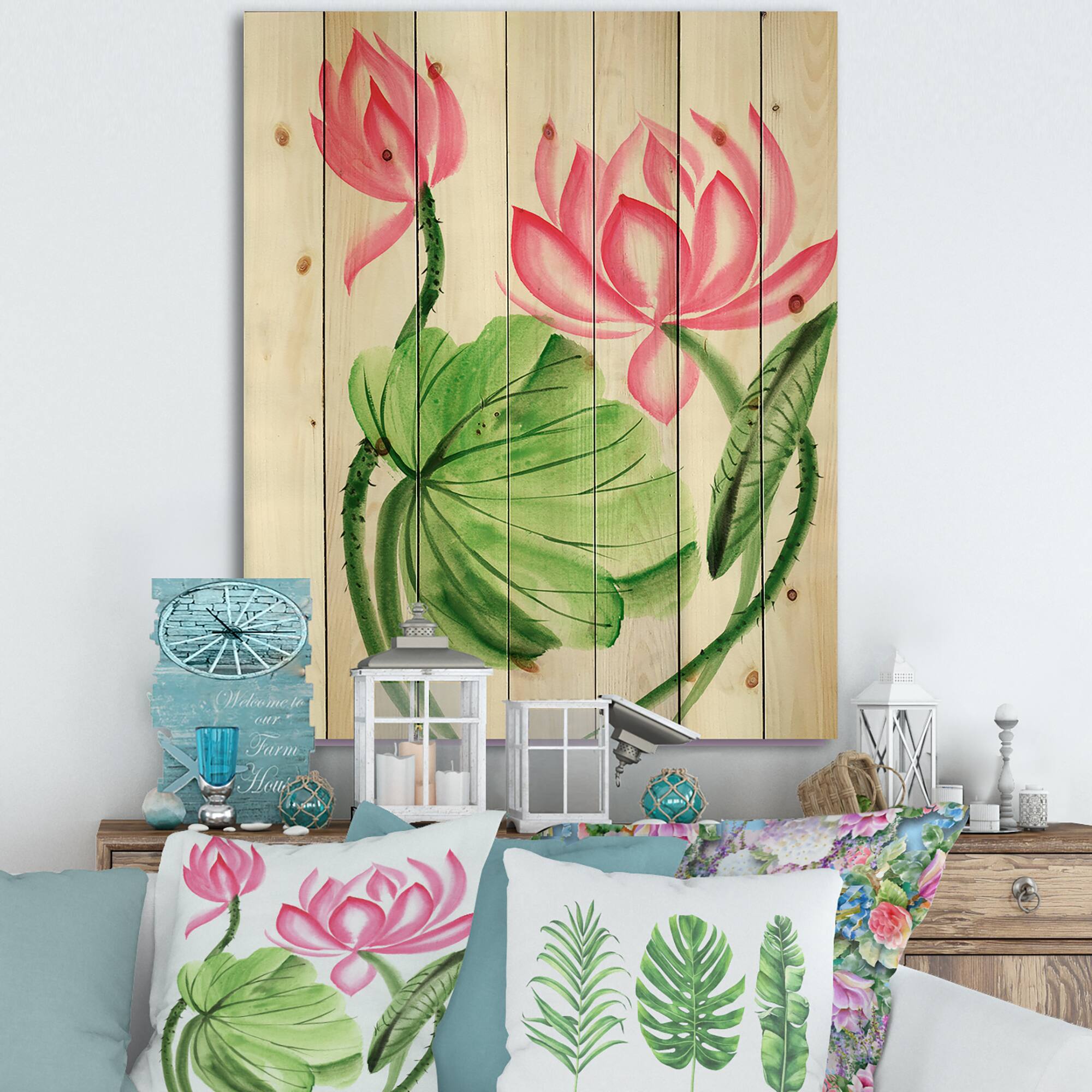 Designart - Lotus and The Dragonfly II