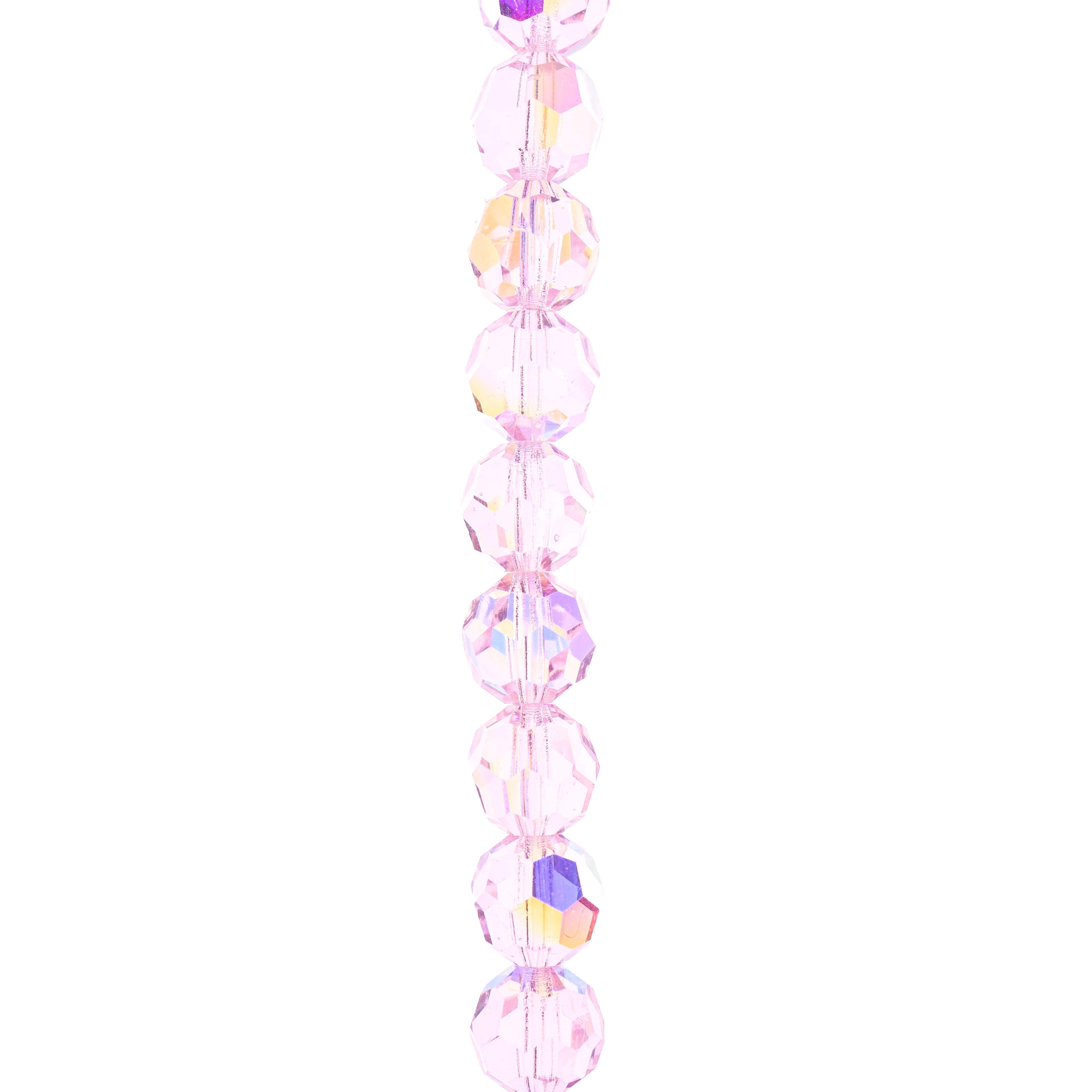 6 Pack: Preciosa Glass Crystal Round Beads, 8mm by Bead Landing™