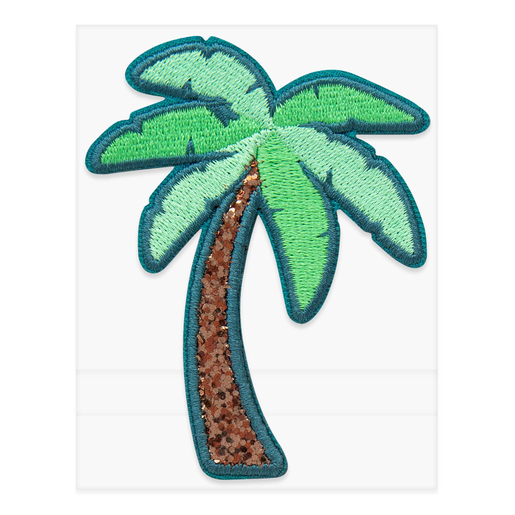 Palm Tree Embroidered Iron-On & Adhesive Patch by Make Market®