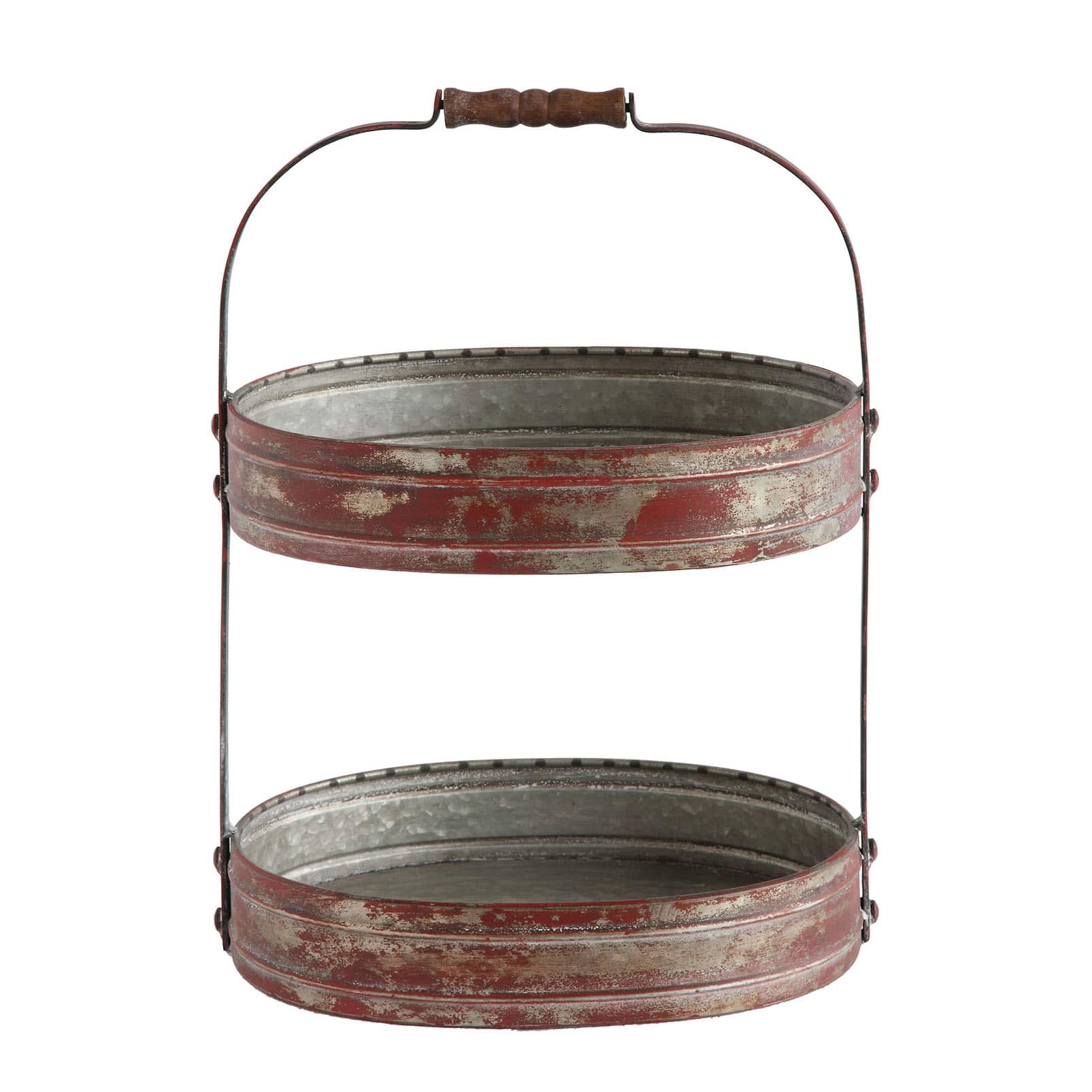 Hello Honey® Red Two Tier Tray