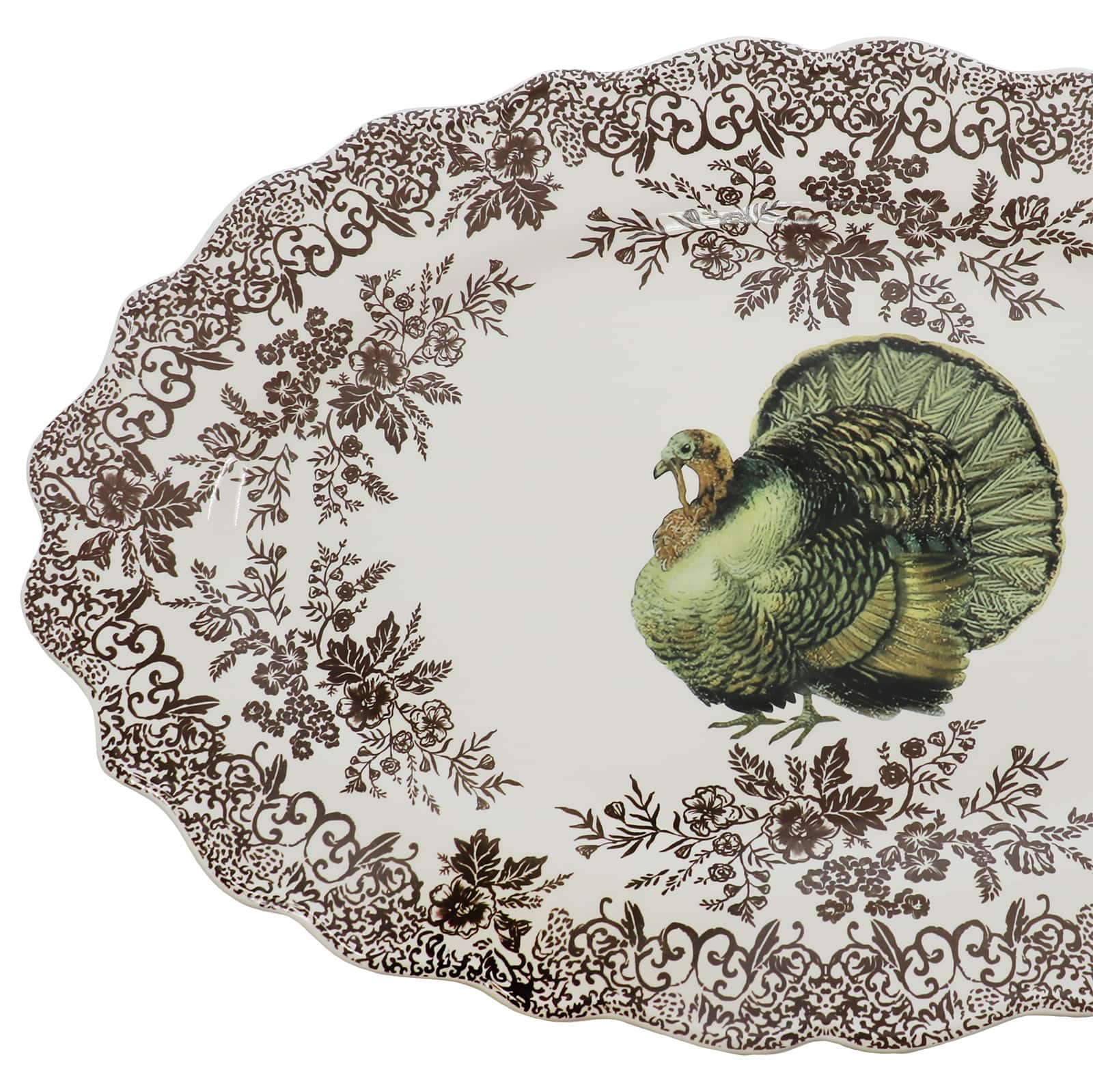 20" x 13" Turkey Ceramic Platter by Ashland®