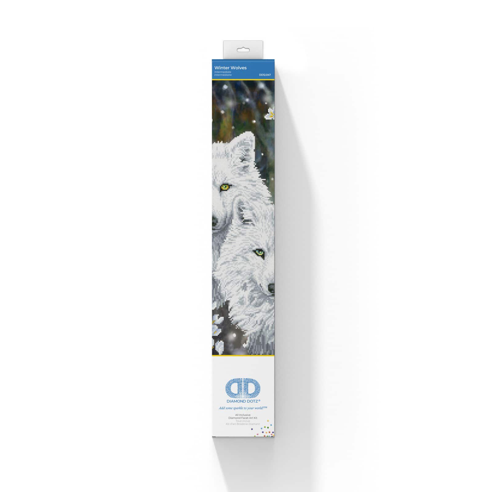 Diamond Dotz® Advanced Winter Wolves Diamond Painting Kit