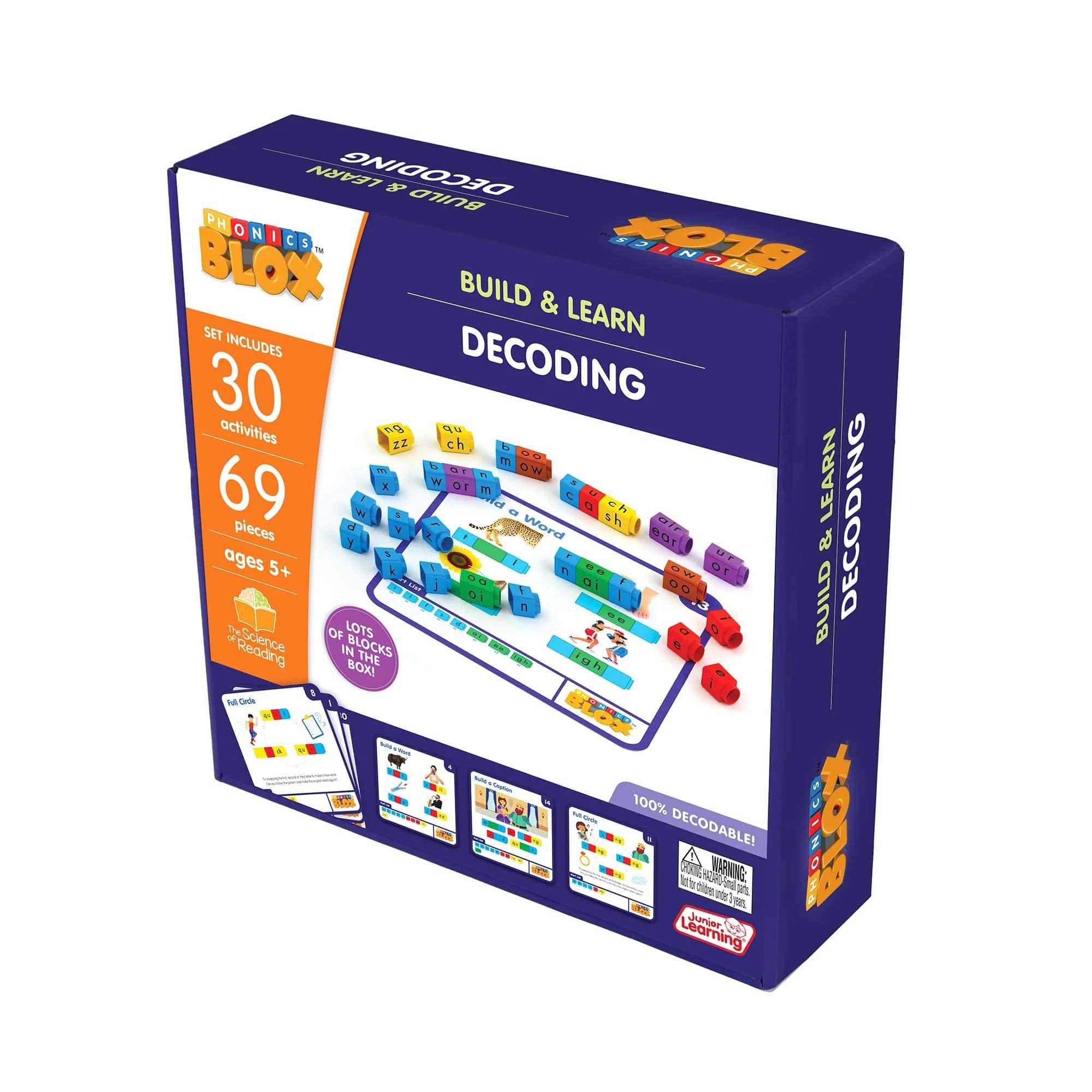 Junior Learning® Decoding Phase 3 Rainbow Phonics Set
