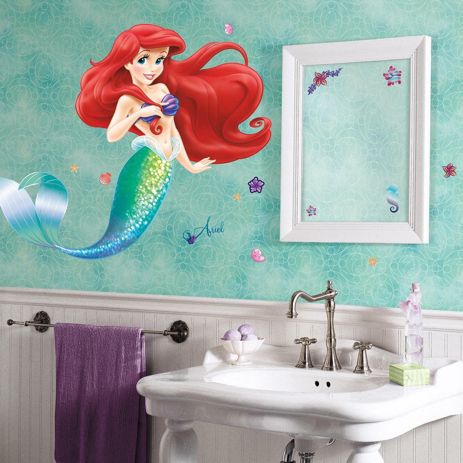RoomMates Disney The Little Mermaid Peel & Stick Giant Wall Decals