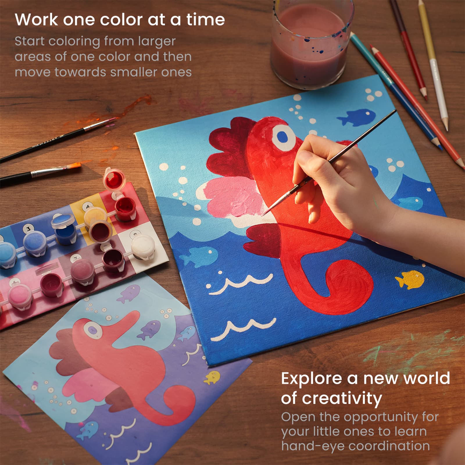 Arteza® Kids Sea Life Paint by Numbers Kit