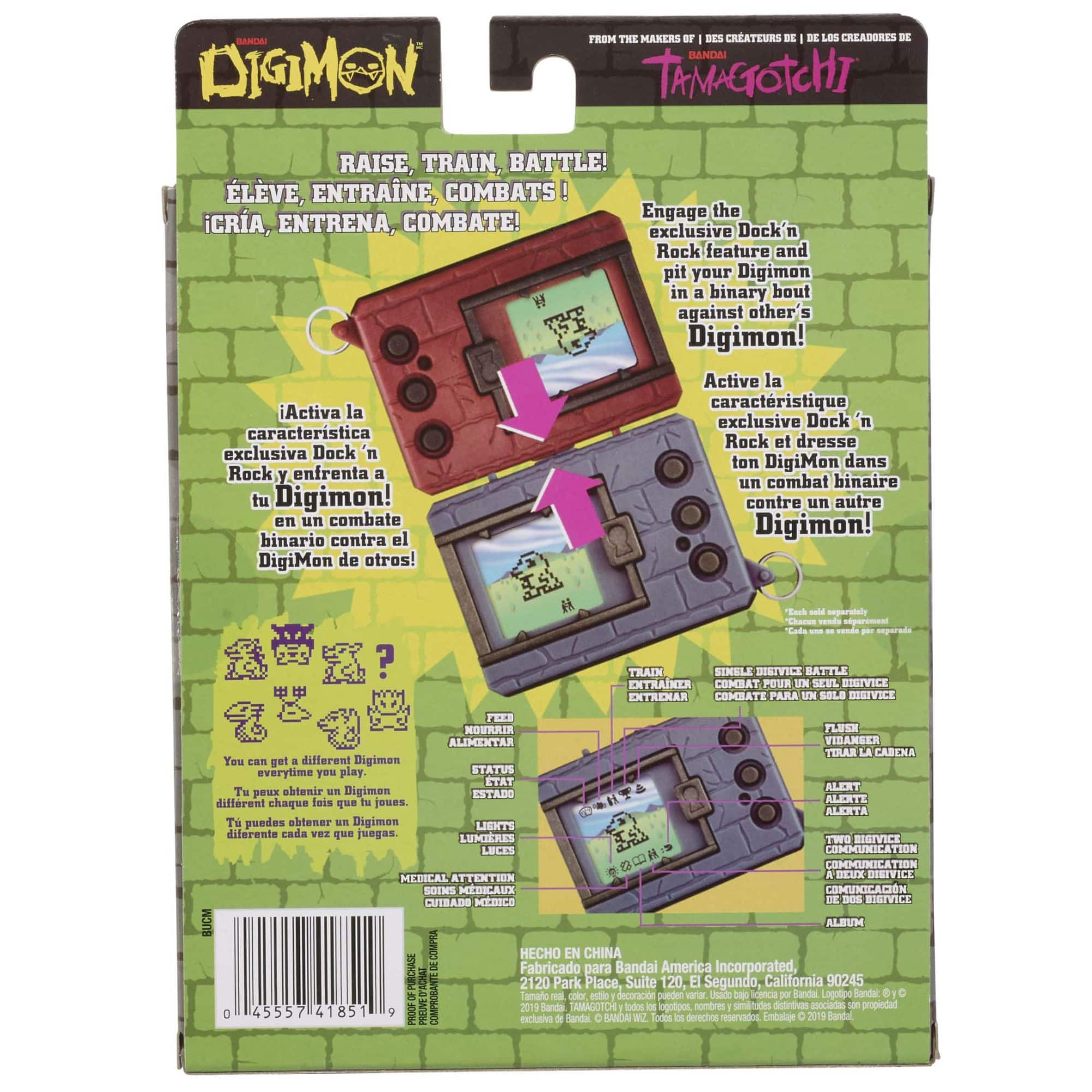 Bandai Gray Original Digimon Digivice Virtual Pet Monster