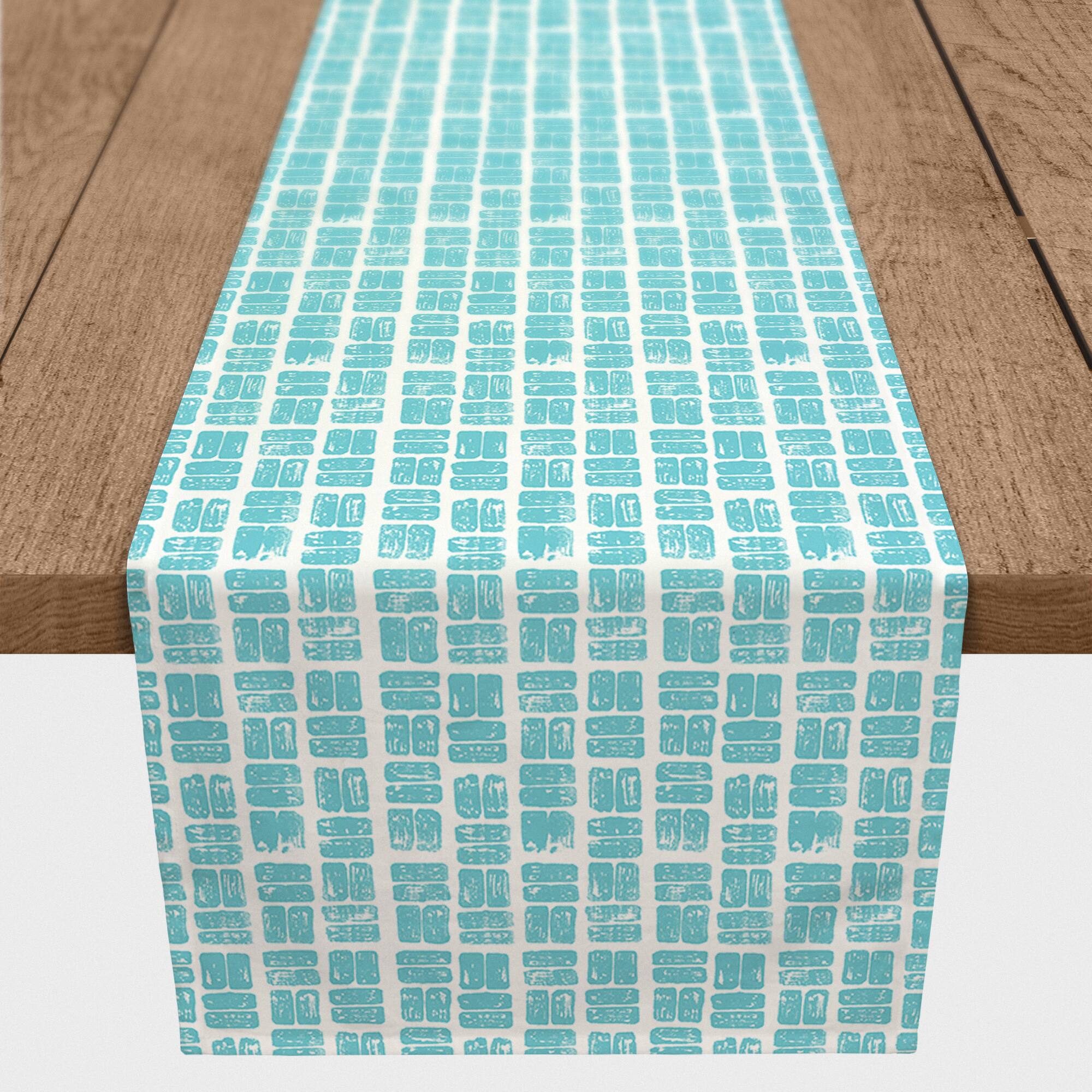 Blue Swatches Table Runner