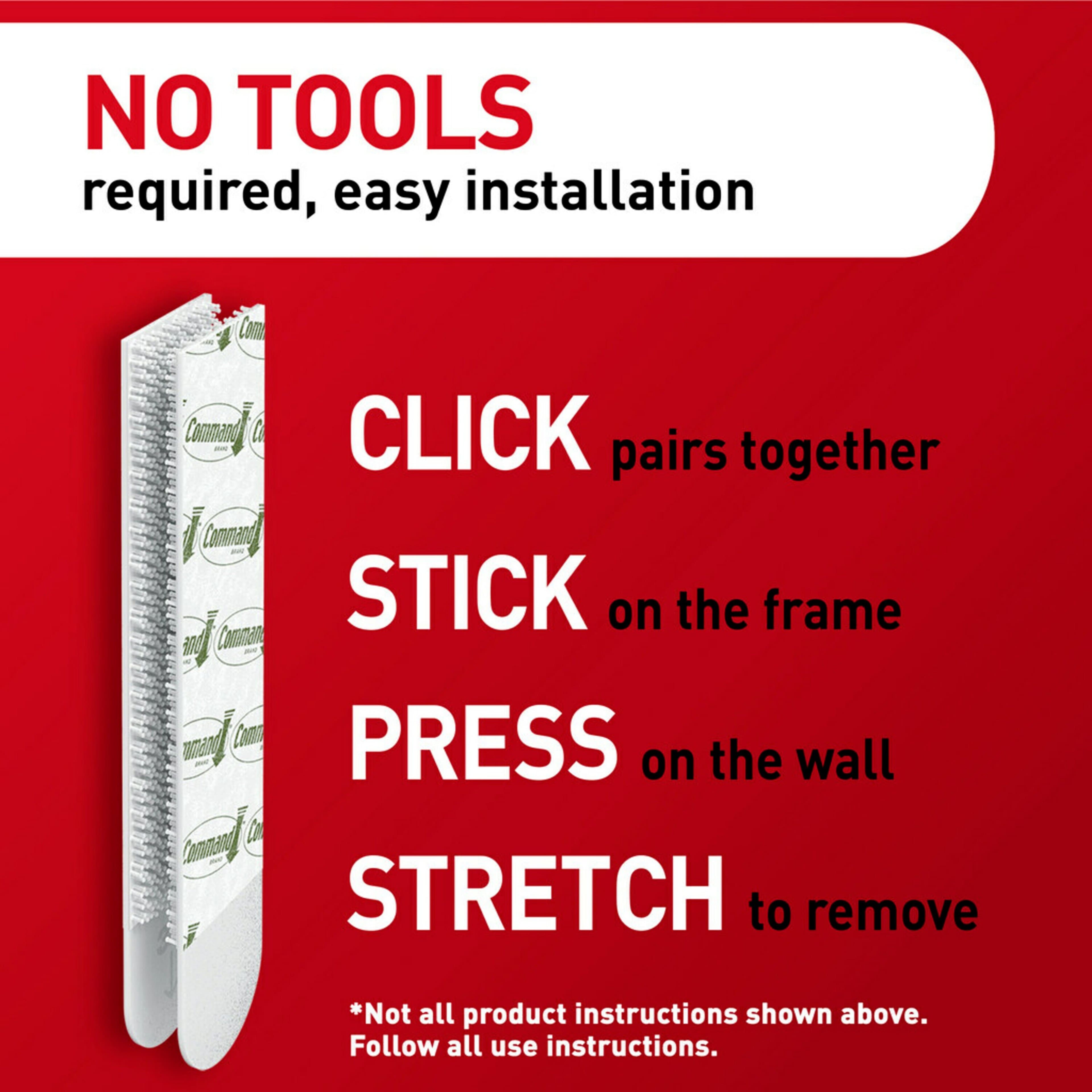 3M Command™ Medium Black Picture Hanging Strips