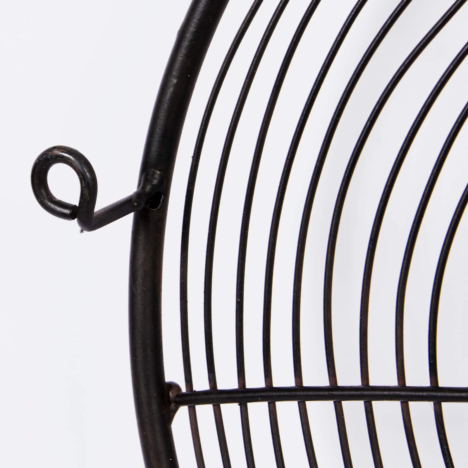 Black Iron & Wood Eclectic Wall Décor