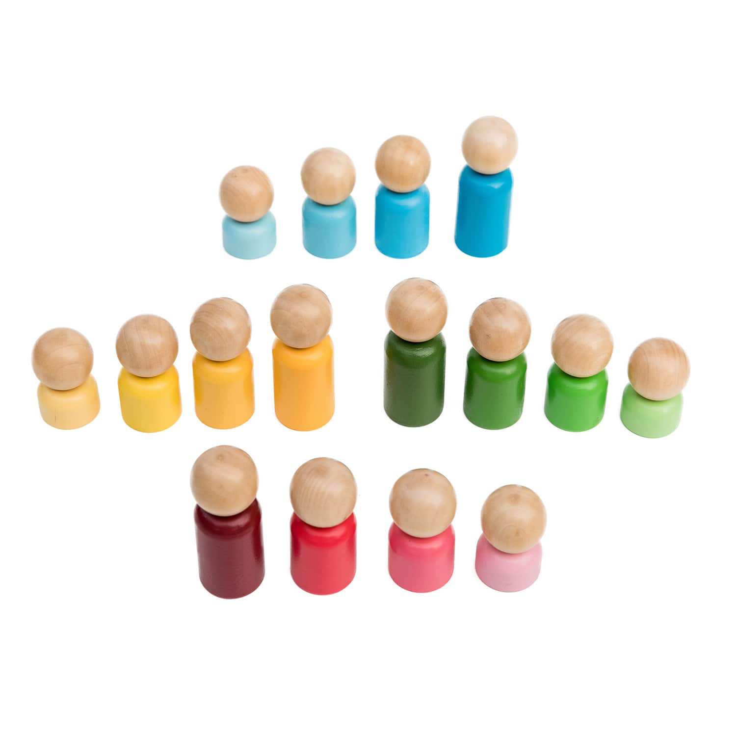 The Freckled Frog Rainbow Families Play Set