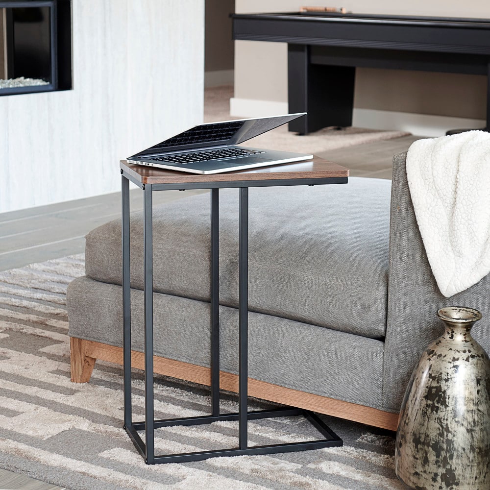 Household Essentials 25" Jamestown C-Shaped End Table